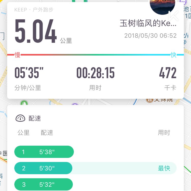 我刚刚完成了5.04公里跑步,加入我一起运动吧!