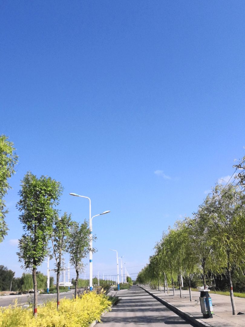 今天天气晴朗,希望心情也能和天气一样