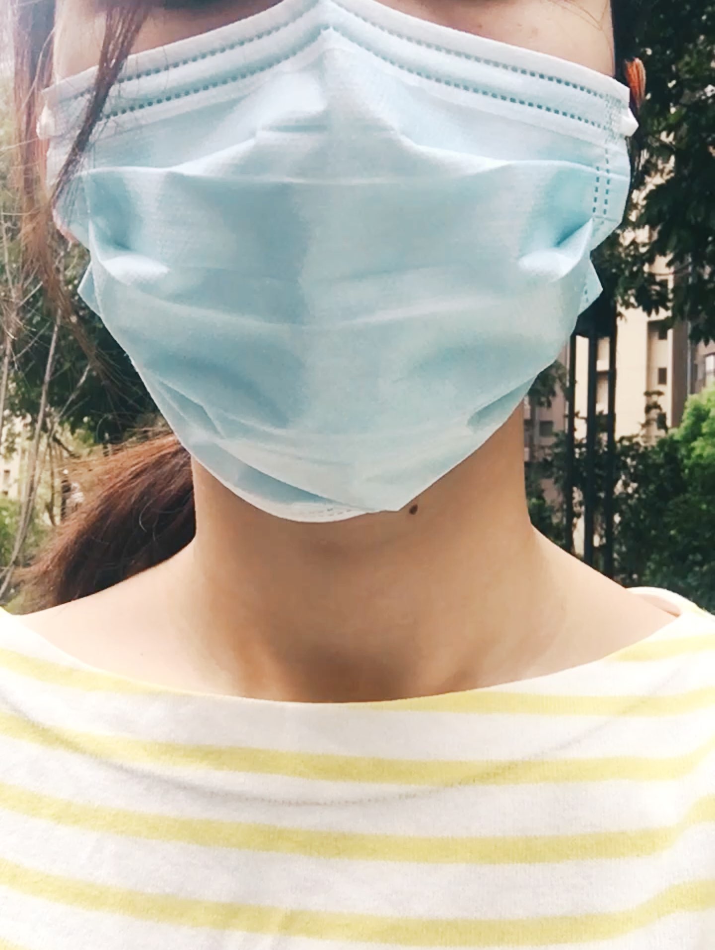 46公里 18分57秒 未完,待续 戴口罩跑真累,口罩快赶上脸大了