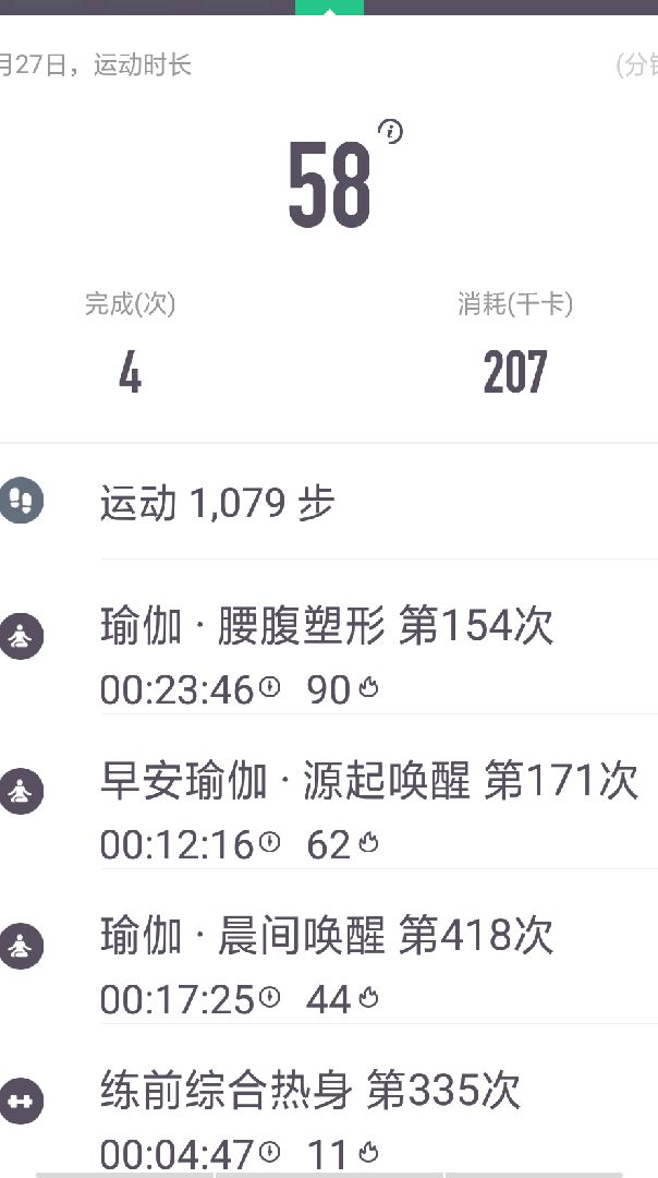 5月27号keep健身锻炼打卡朋友们晚安