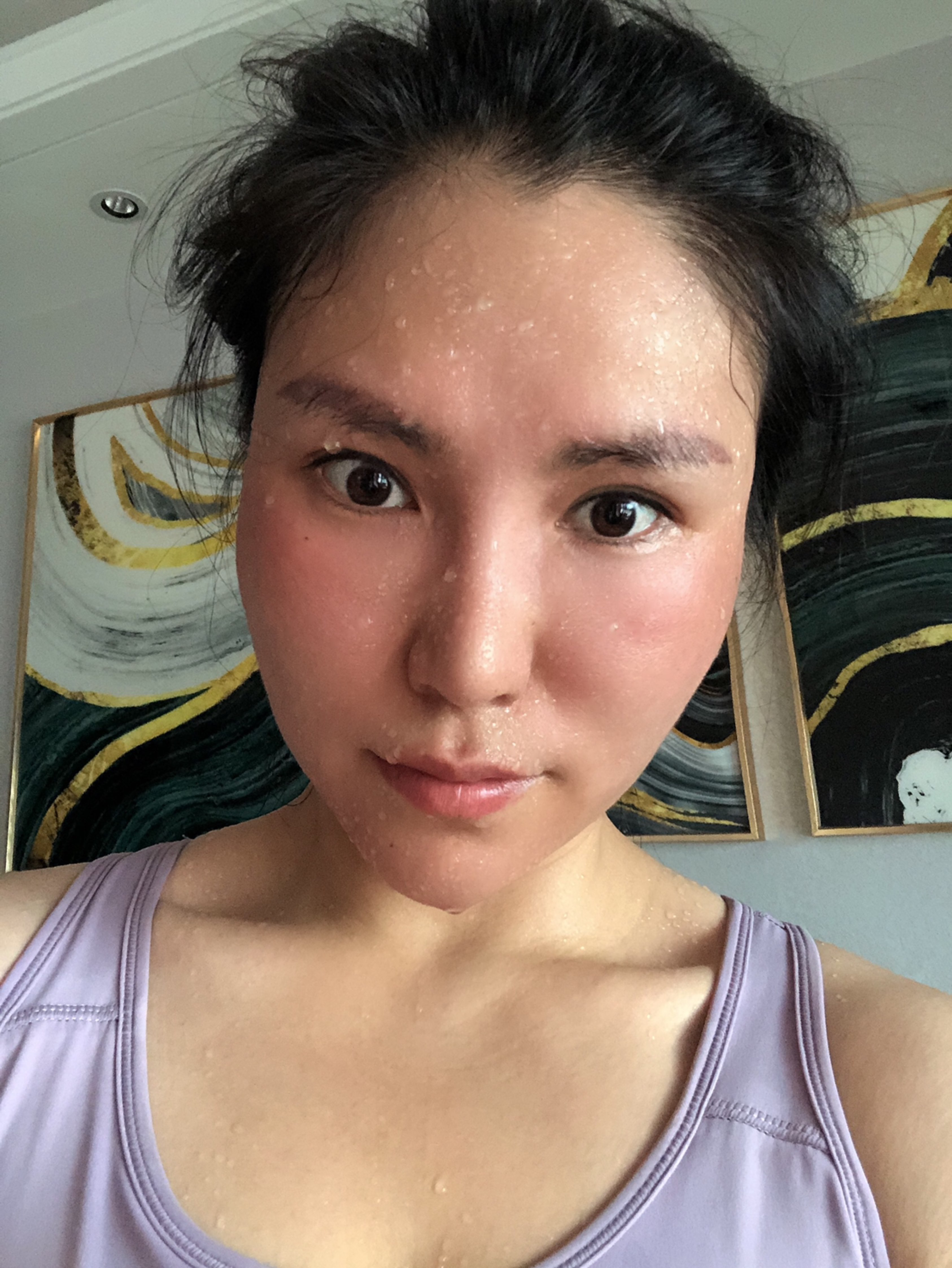汗如雨下