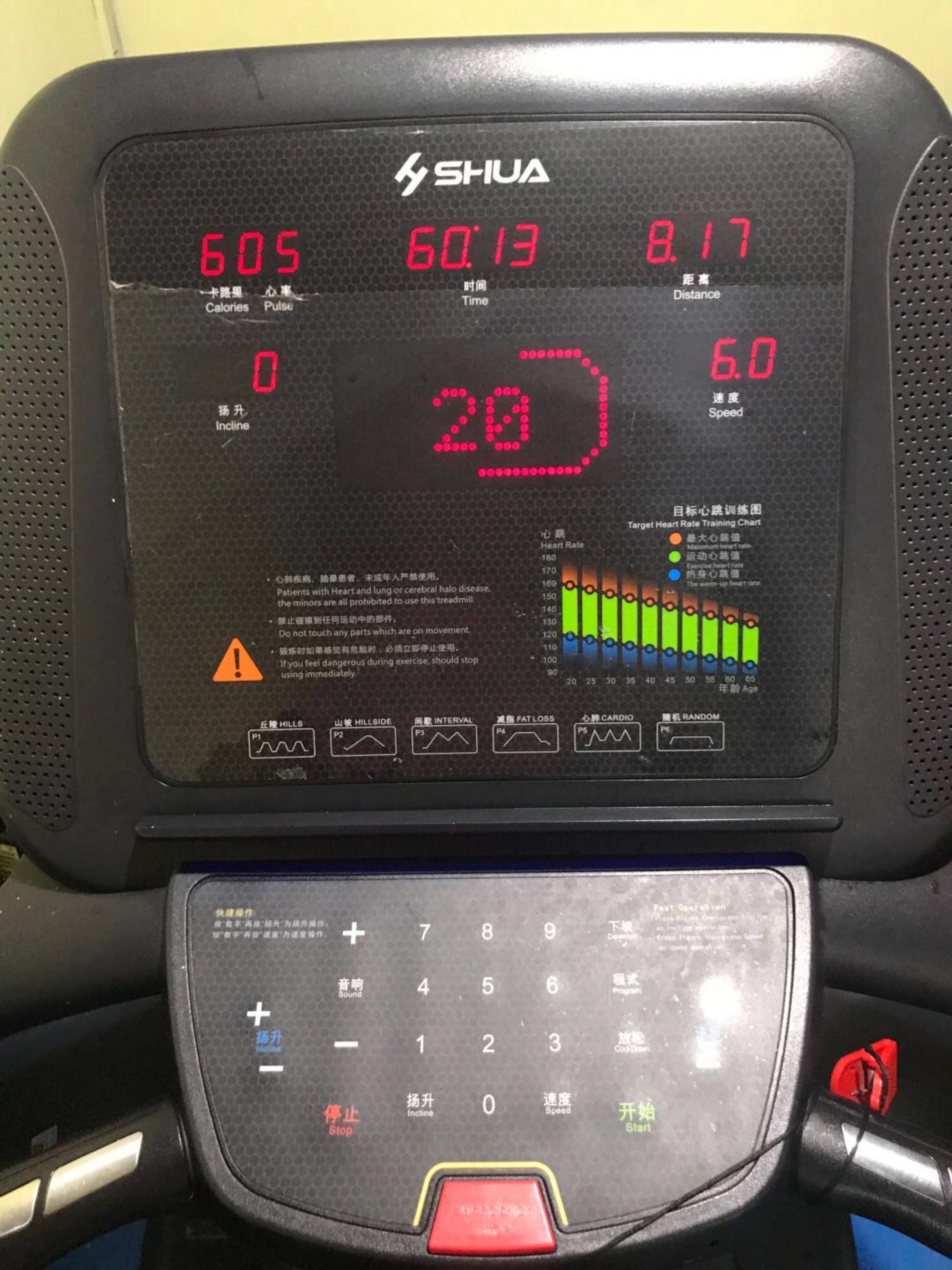 完成 跑步机 hiit 变速跑 4.