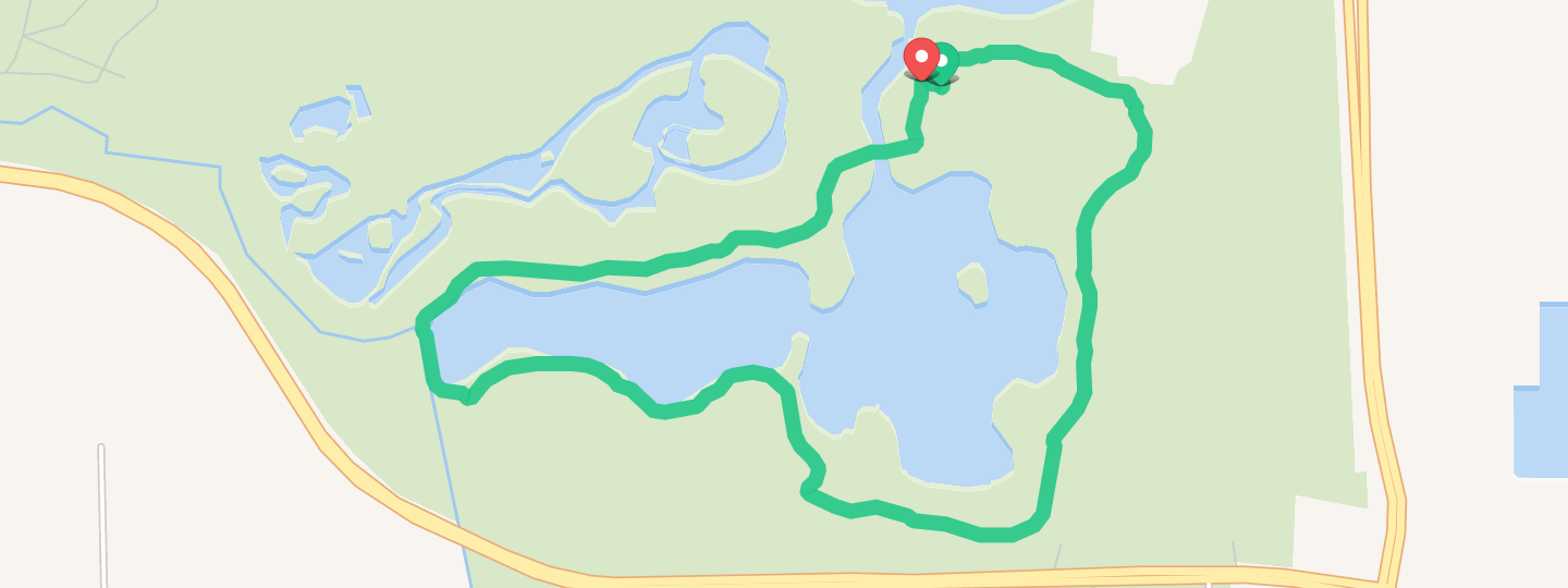 南海子公园一期慢跑,秋老虎依然厉害,配速慢到6