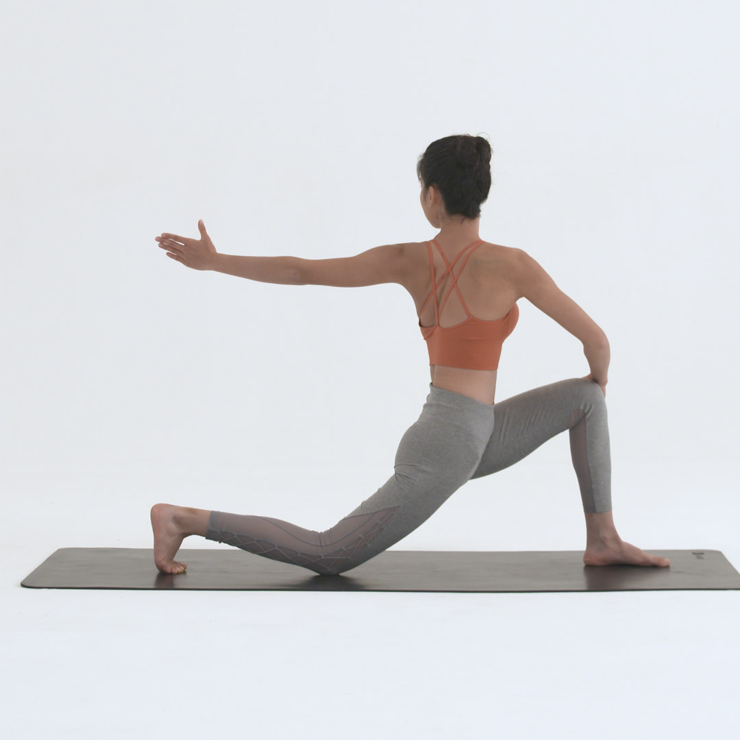 左侧骑马式扭转