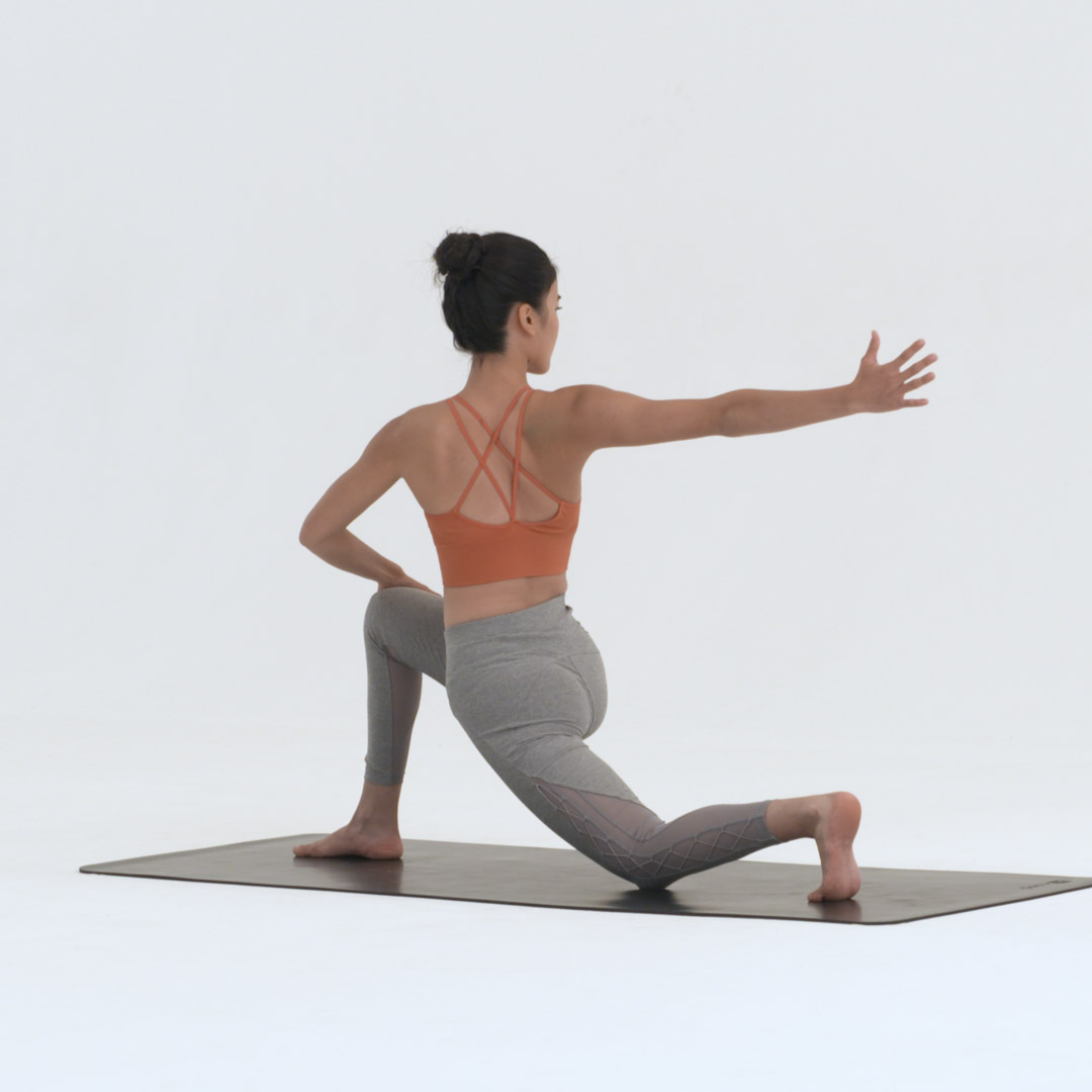 右侧骑马式扭转