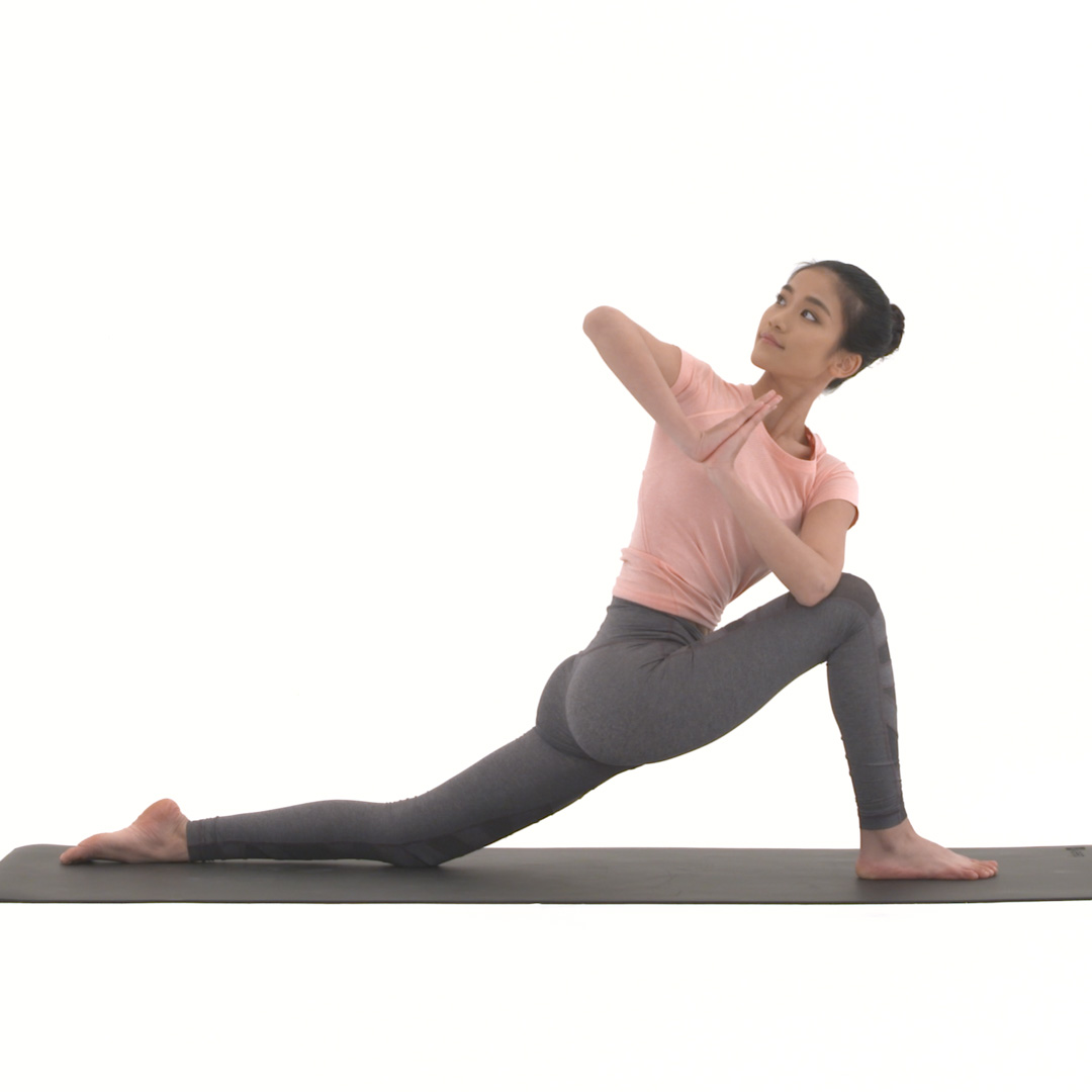 右侧骑马式扭转