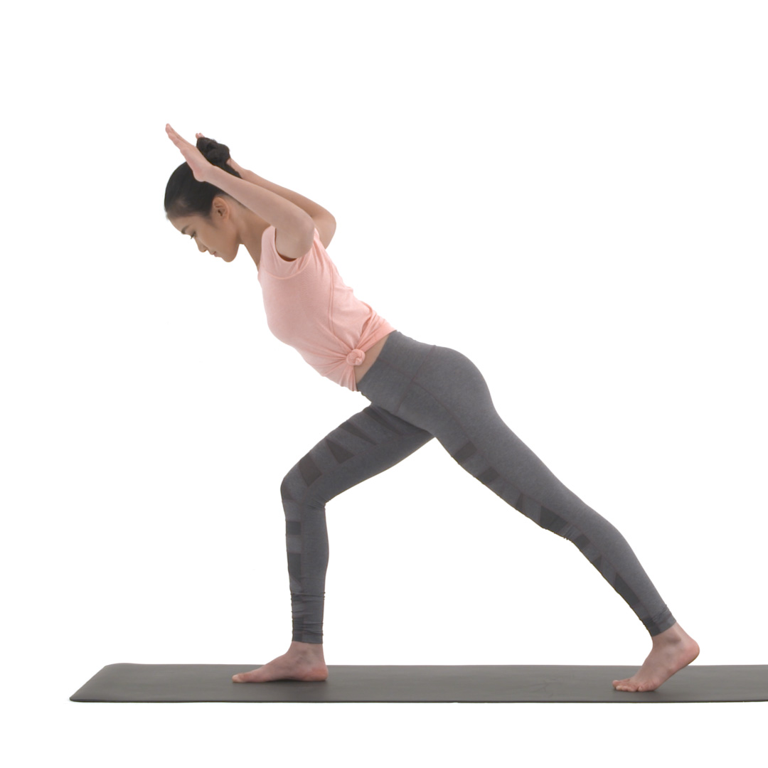 右侧高位起跑背部激活