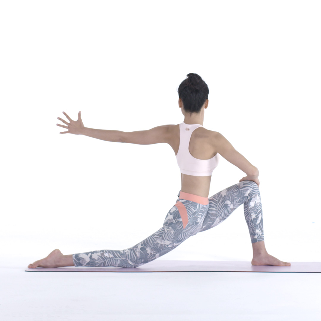 右侧骑马式扭转