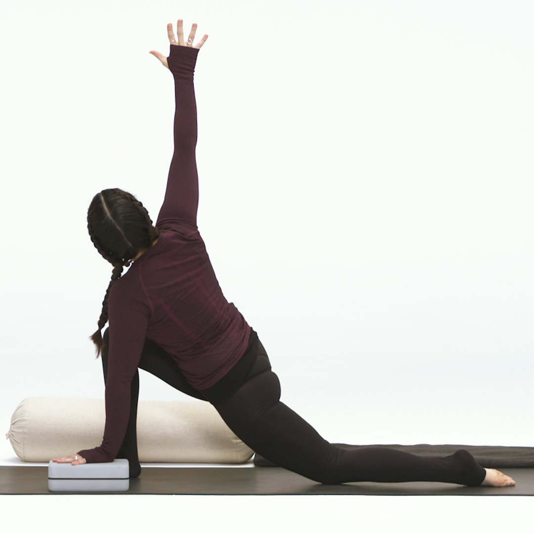 右侧骑马式扭转