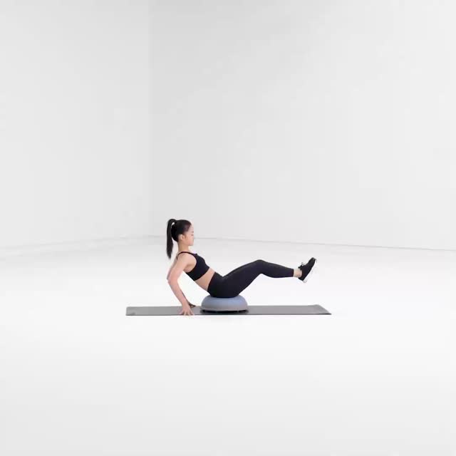 波速球坐姿抬腿