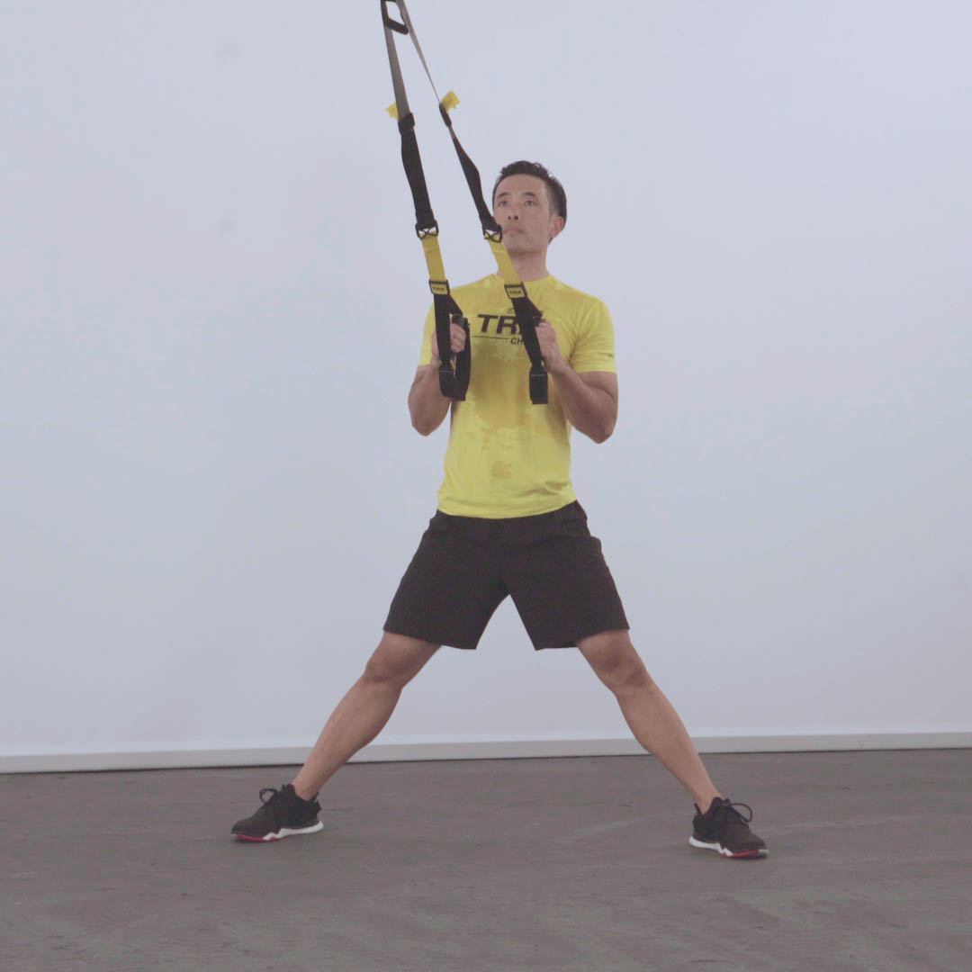 trx 交替哥萨克下蹲