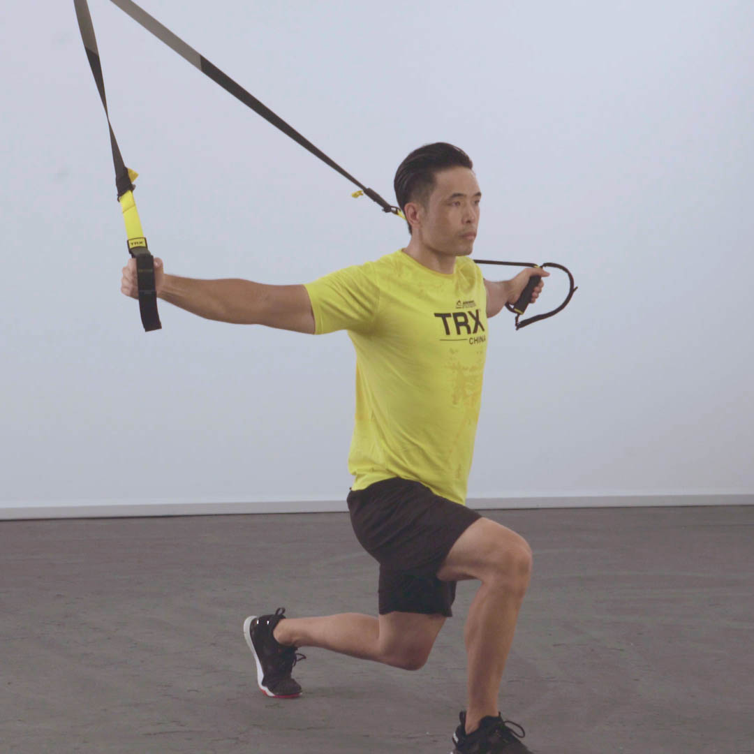 trx t字型飞鸟弓箭步