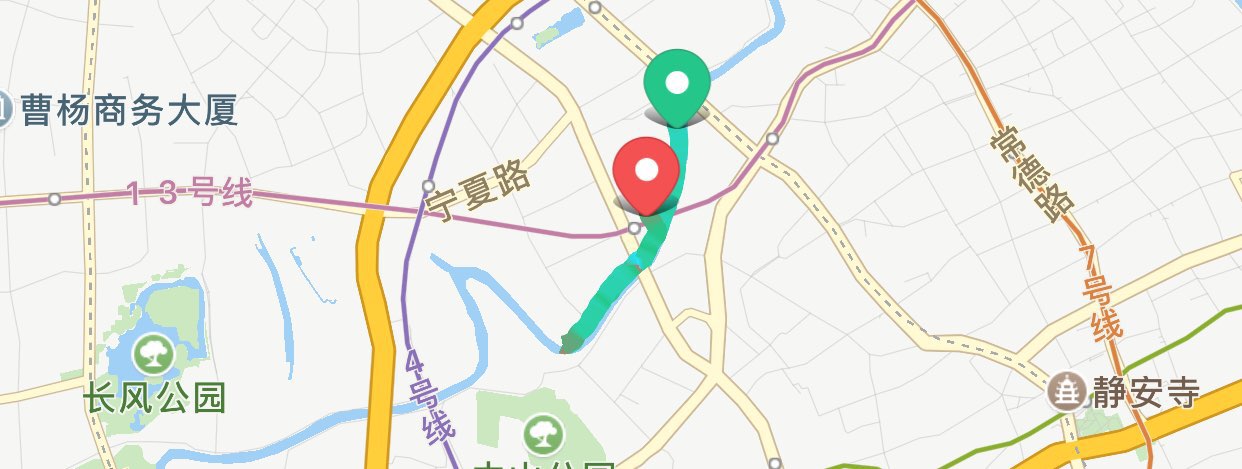 长风公园跑步路线图片