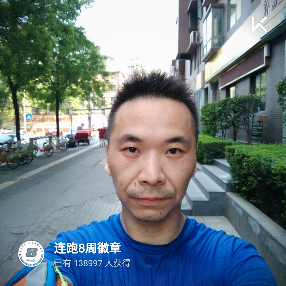 12公里来个自拍.嘿嘿  完成户外跑步12.