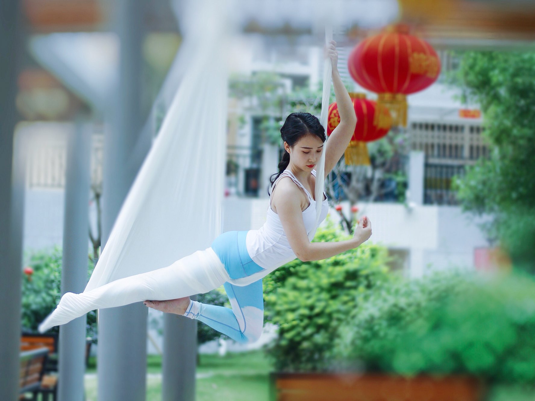 户外空中瑜伽打个卡 @keep_精选