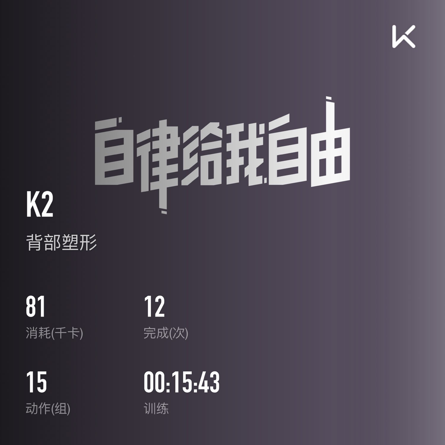 keep里锻炼了60天了,为主就是每天早上均速的行走最少一个小时的时间