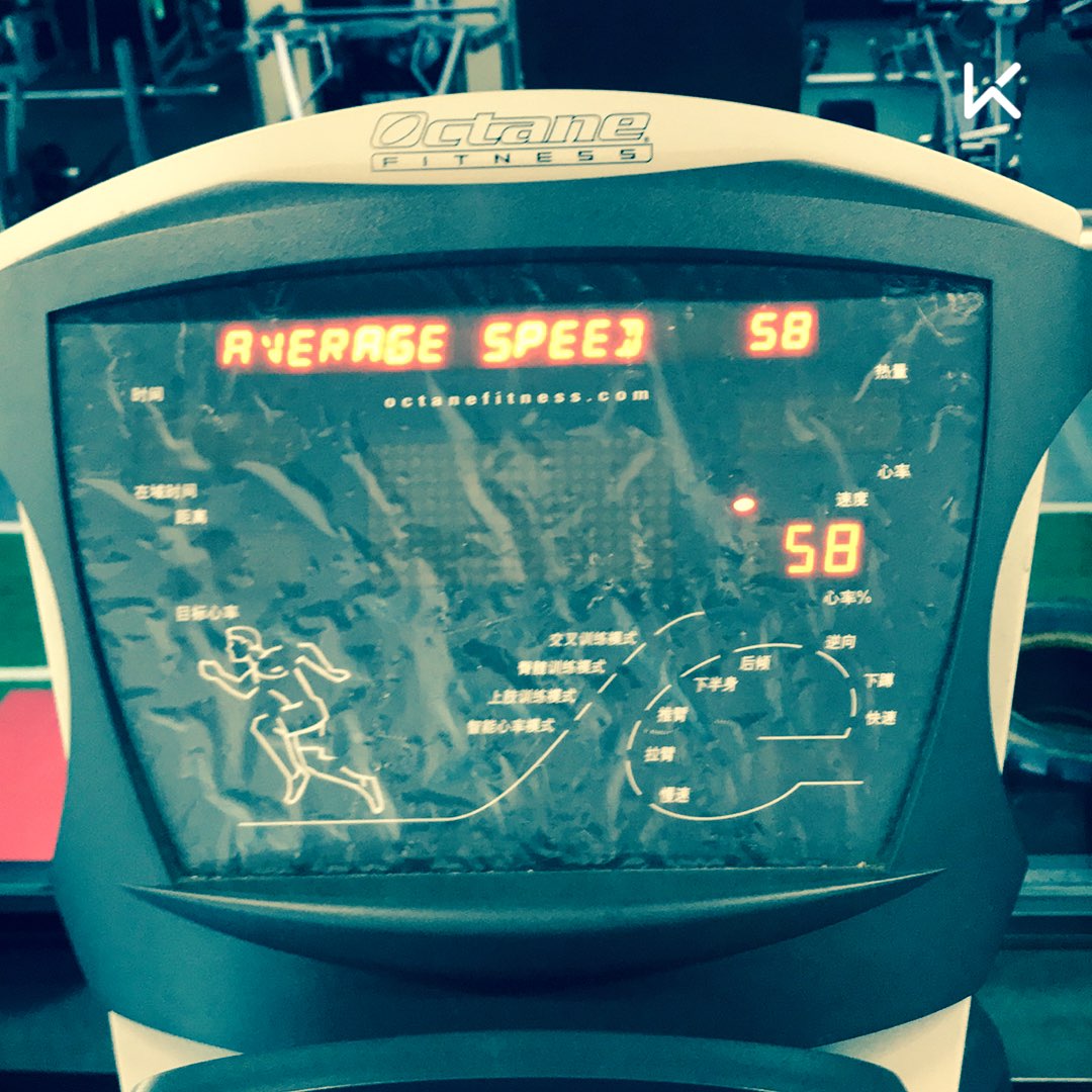 椭圆仪30分钟,大汗淋漓