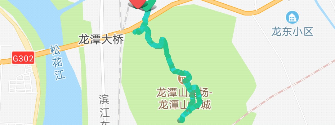 吉林市东山登山地图图片