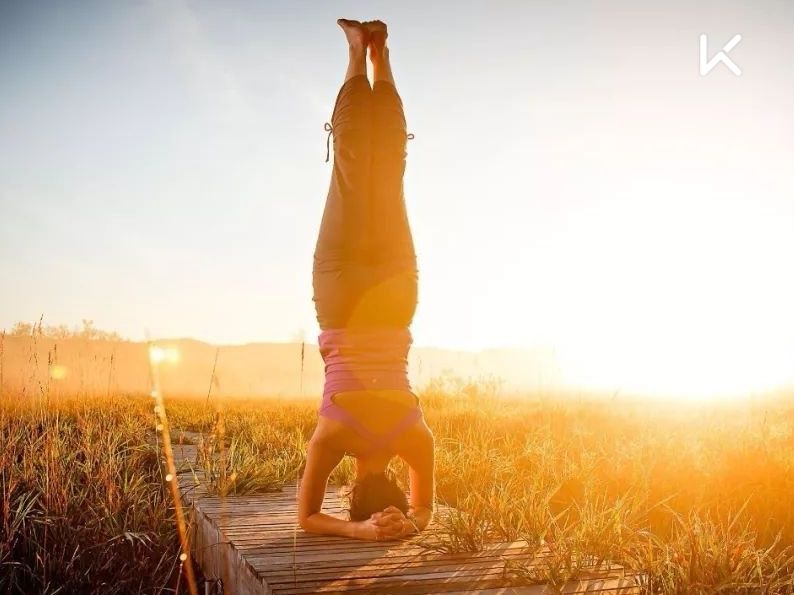 头手倒立#  立即参与  完成 平板支撑 3分钟