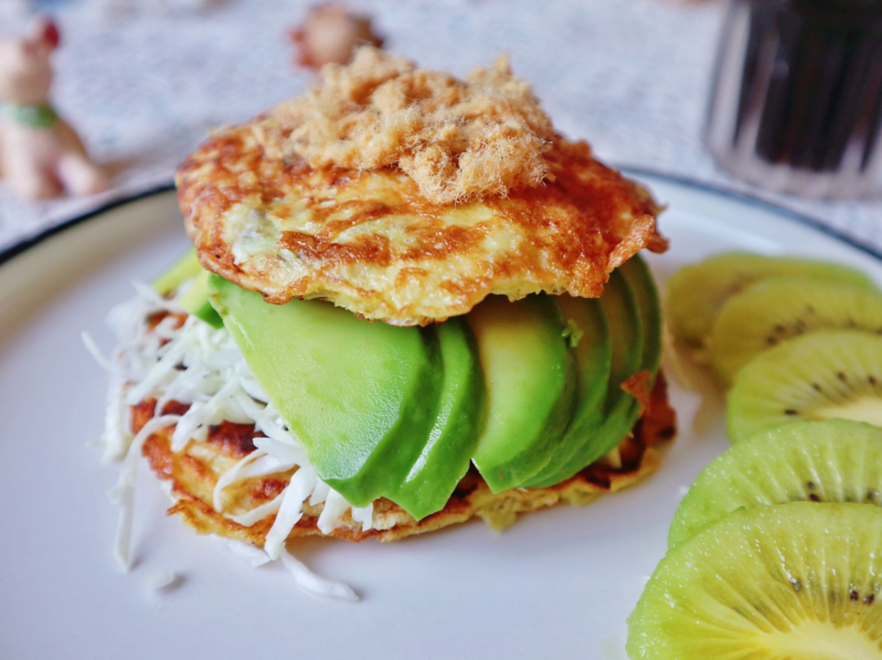 05牛油果鸡蛋汉堡塔0578食材_keep