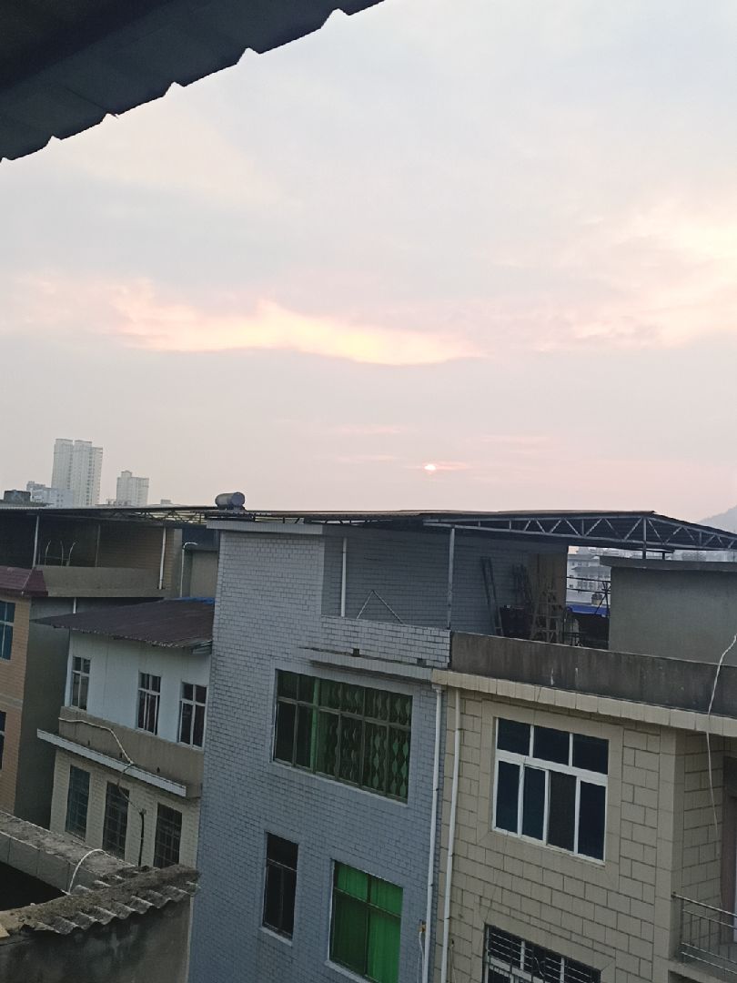 自家楼顶跑起!