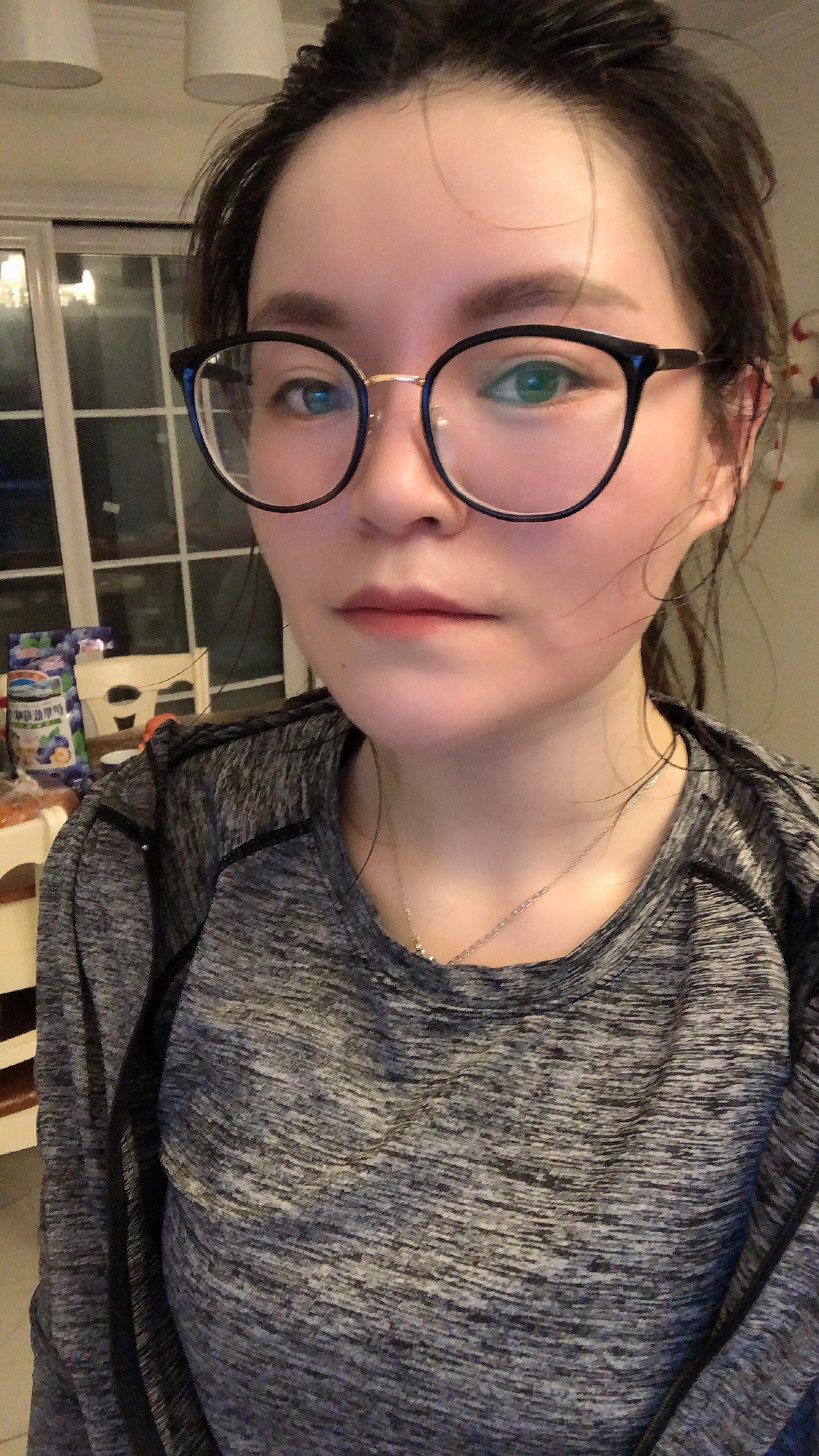 练得我红光满面