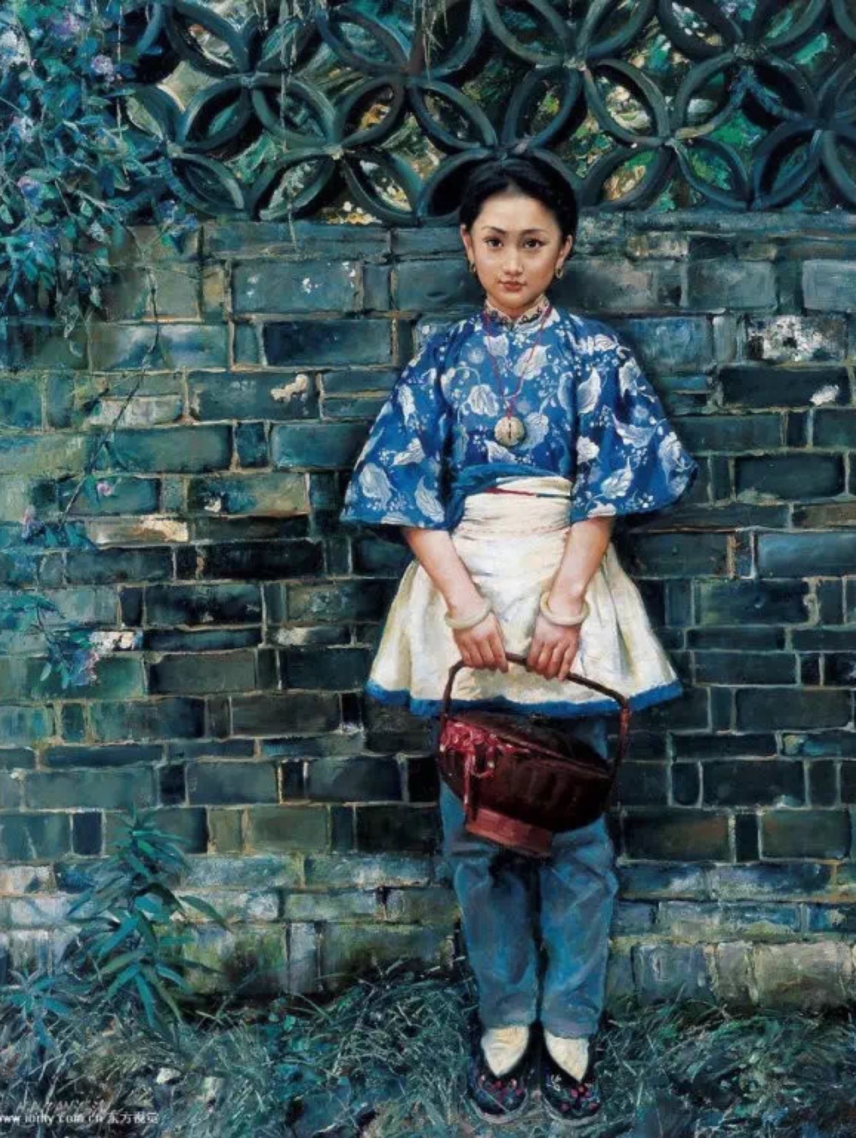 肩卡潘鸿海油画作品,看出来像谁吗?等答案_keep