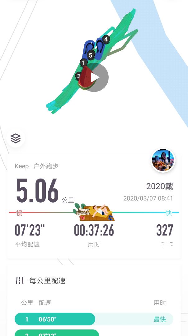 3月跑步第35公里