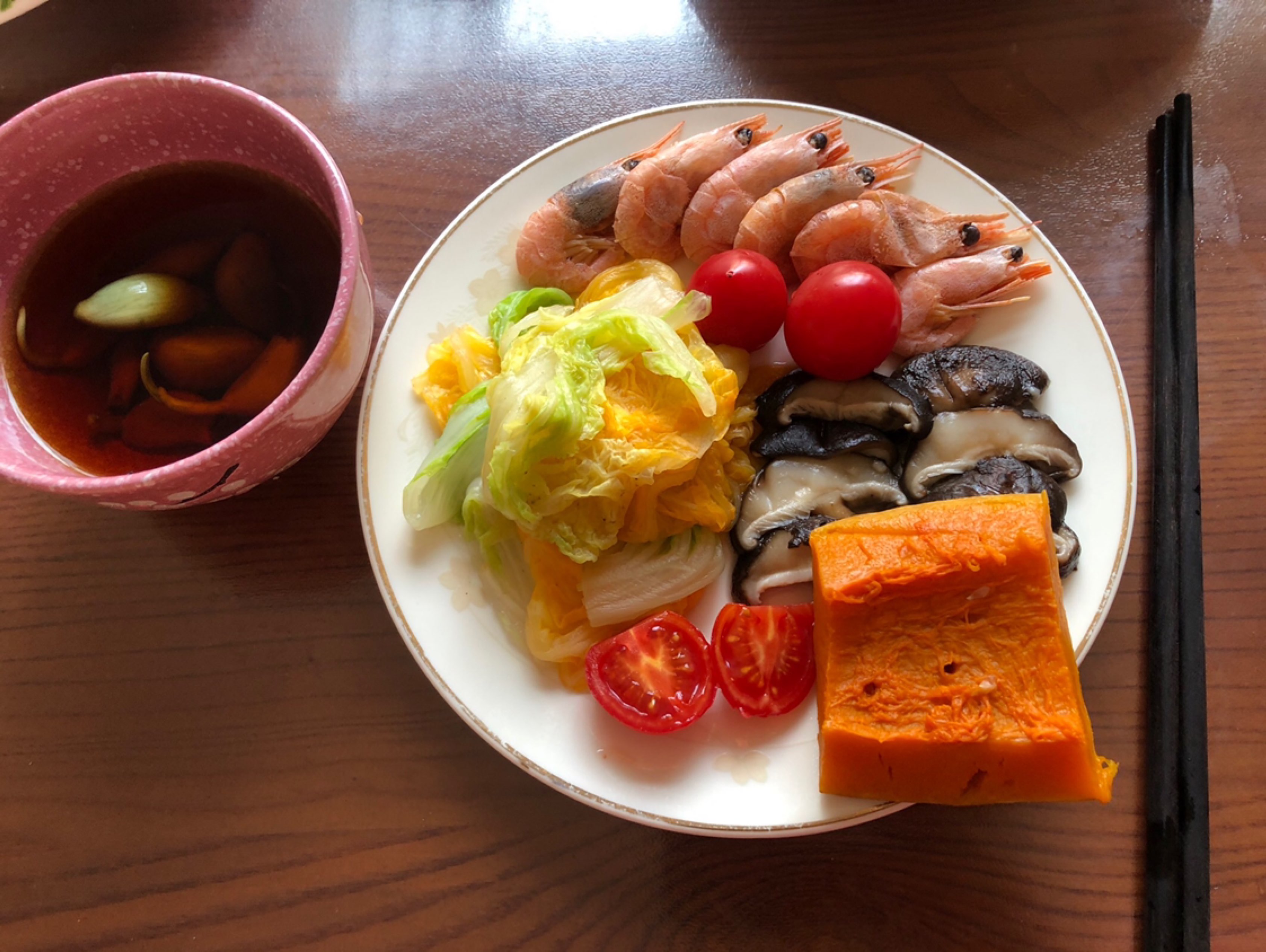 中午饭下午吃了五瓣出来跑适应饥饿感还要一段时间