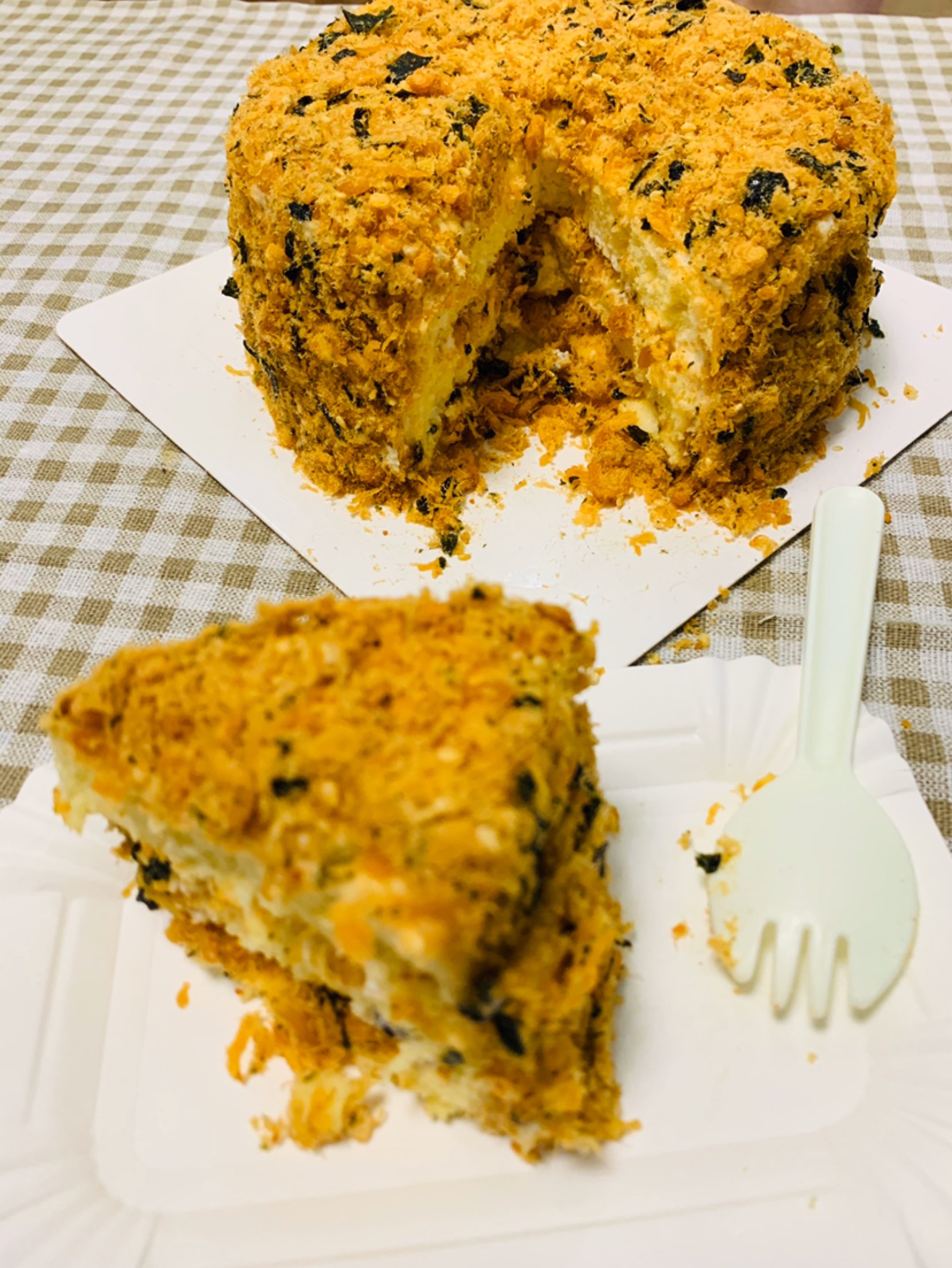 keep一keep燃烧我的卡路里打卡2020day13:今日第一次食沙爹蛋糕