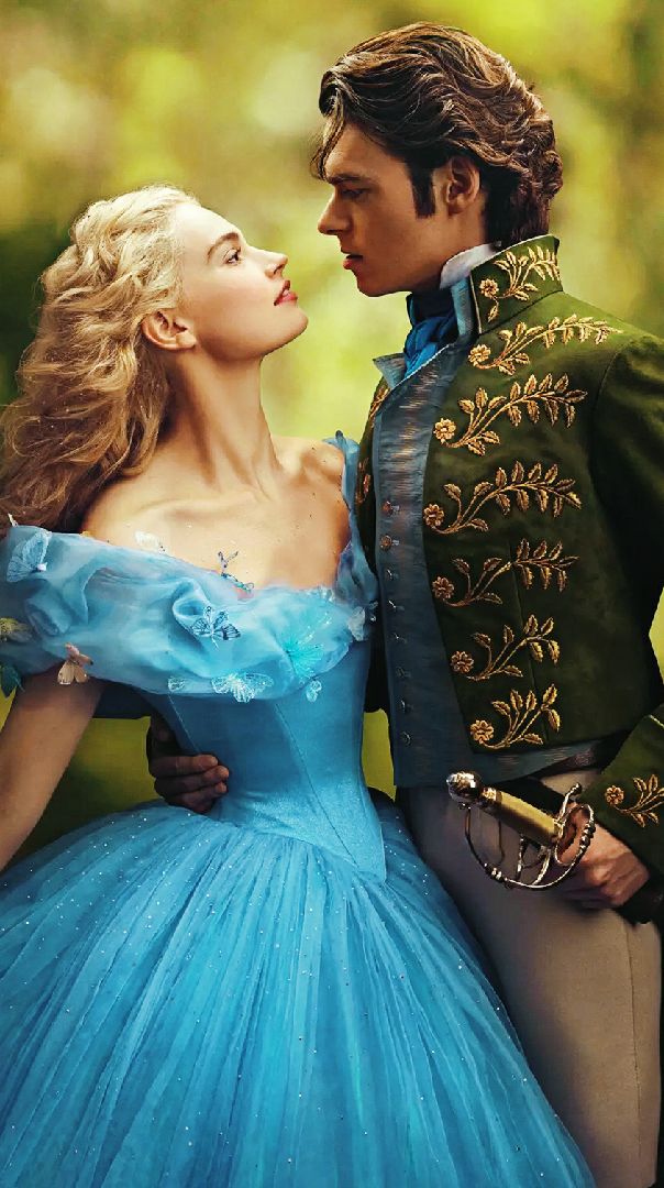 《灰姑凉》迪士尼,最漂亮帅气男女主角[星星眼]