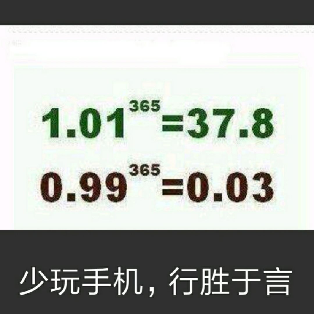 好喜欢我的新头像,少玩手机,行胜于言.