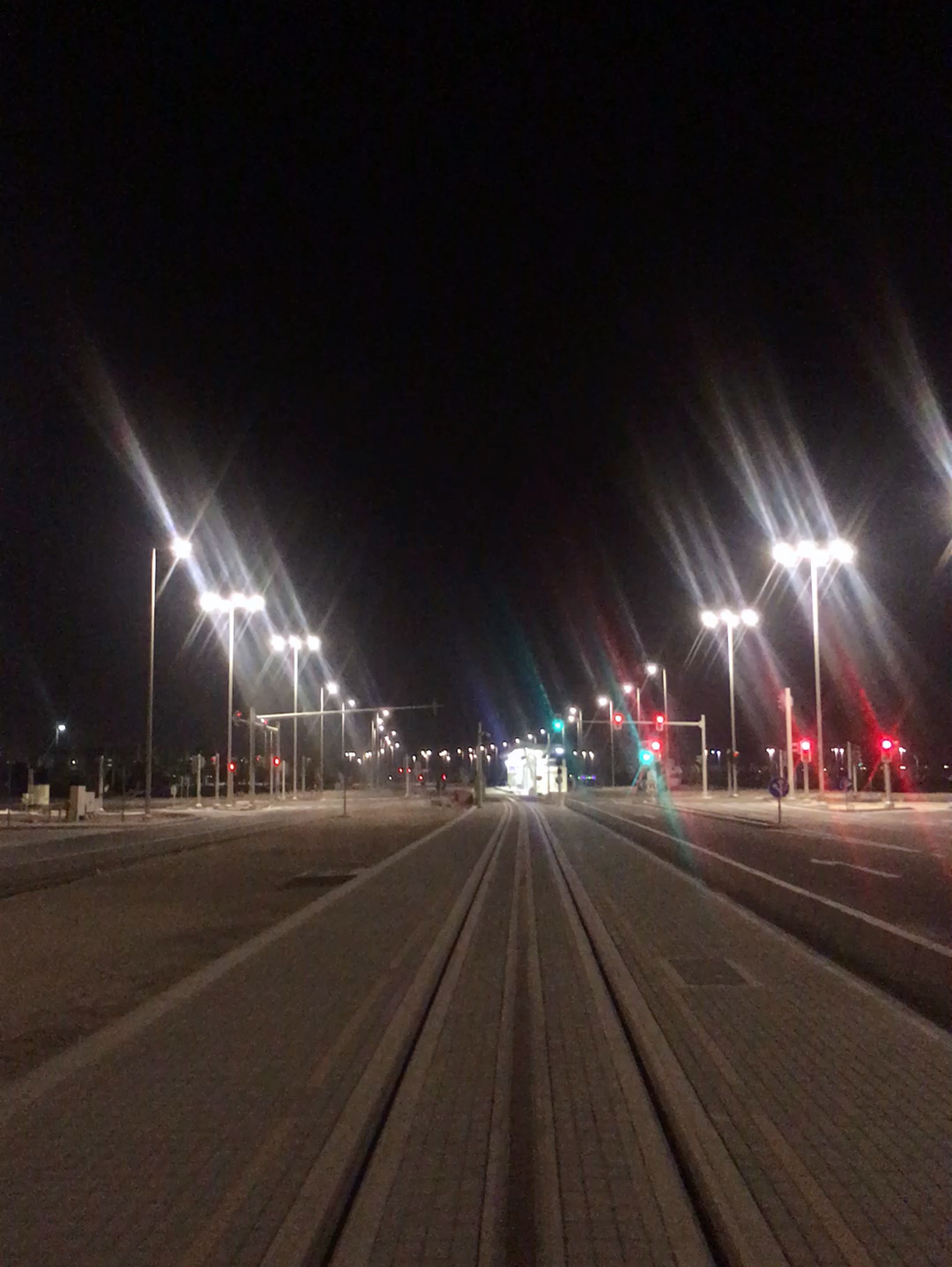 夜跑的空气不错