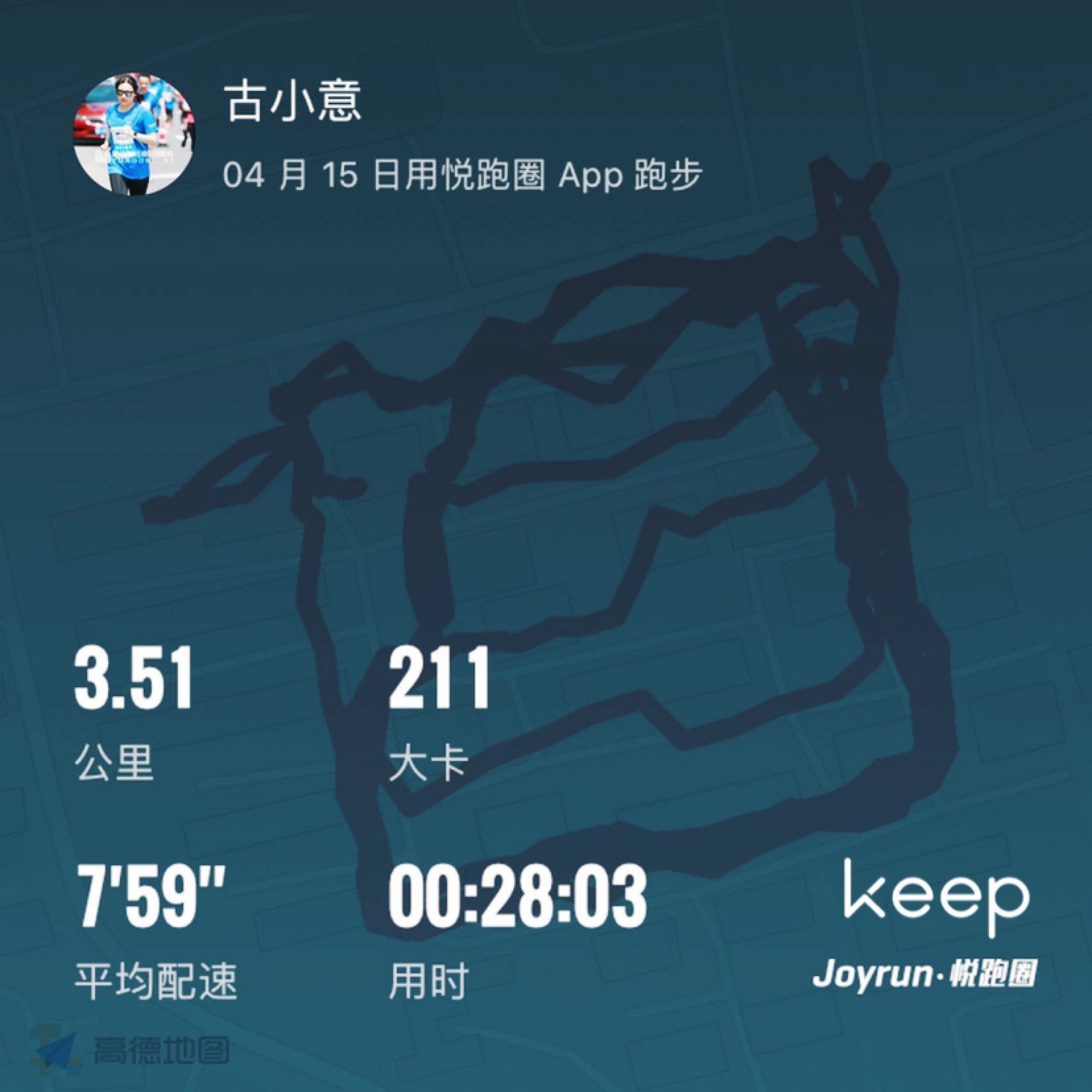 keep and joyrun 联名合作跑