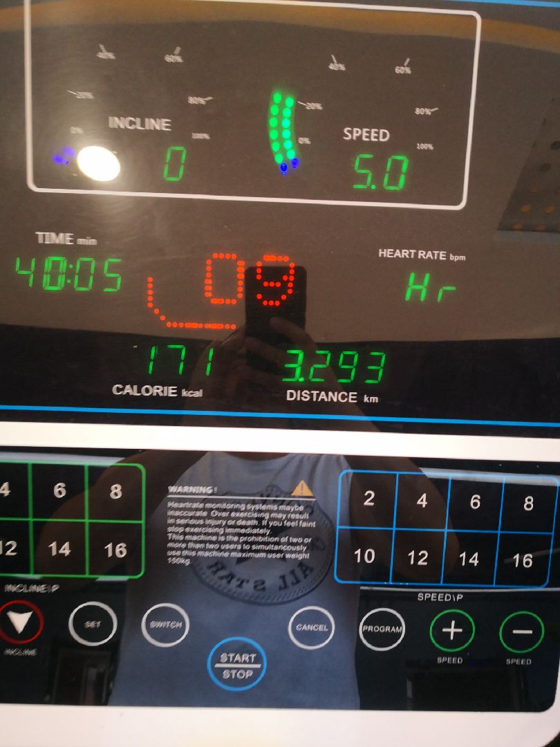 跑步机误差太大了[苦笑]