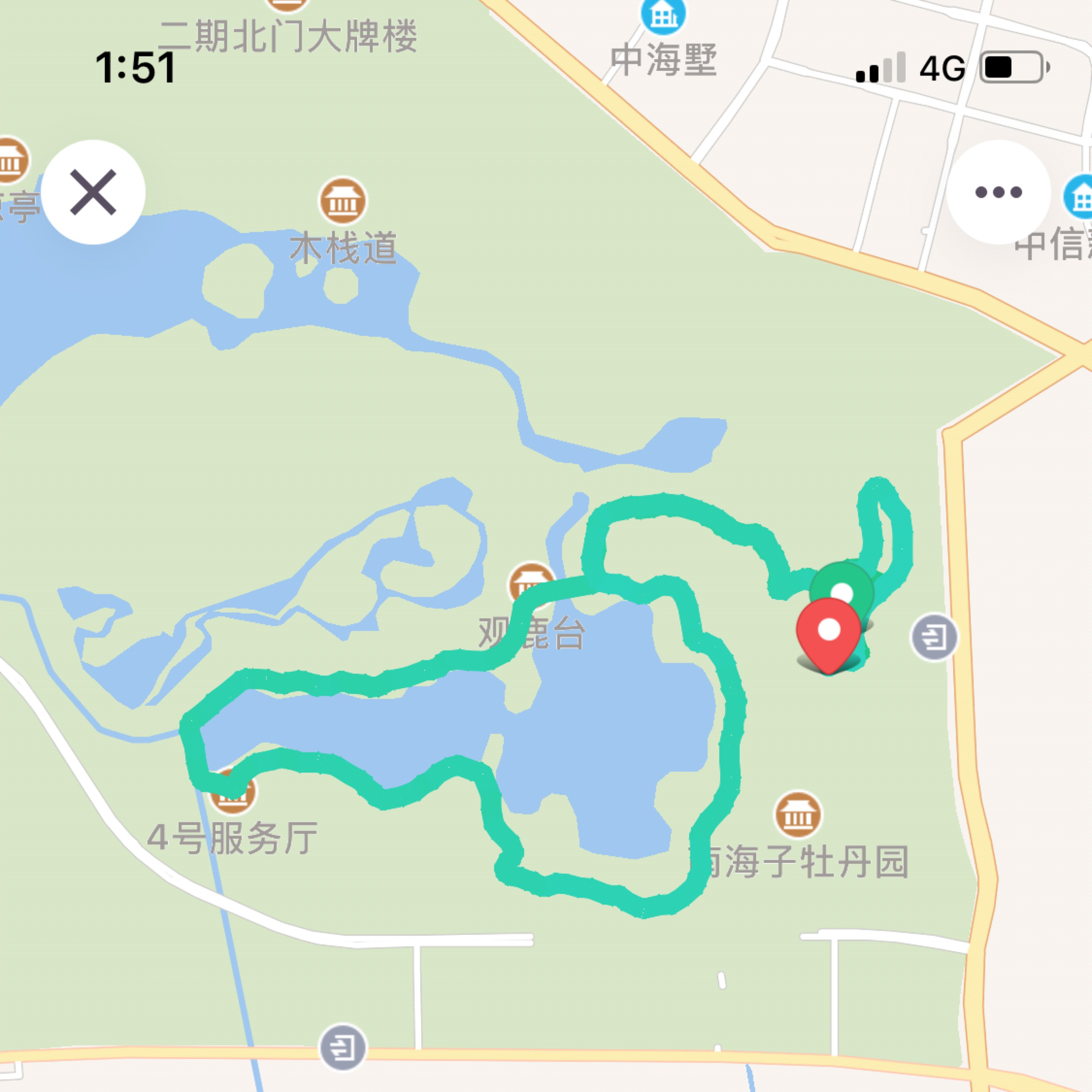 南海子公园 线路图图片