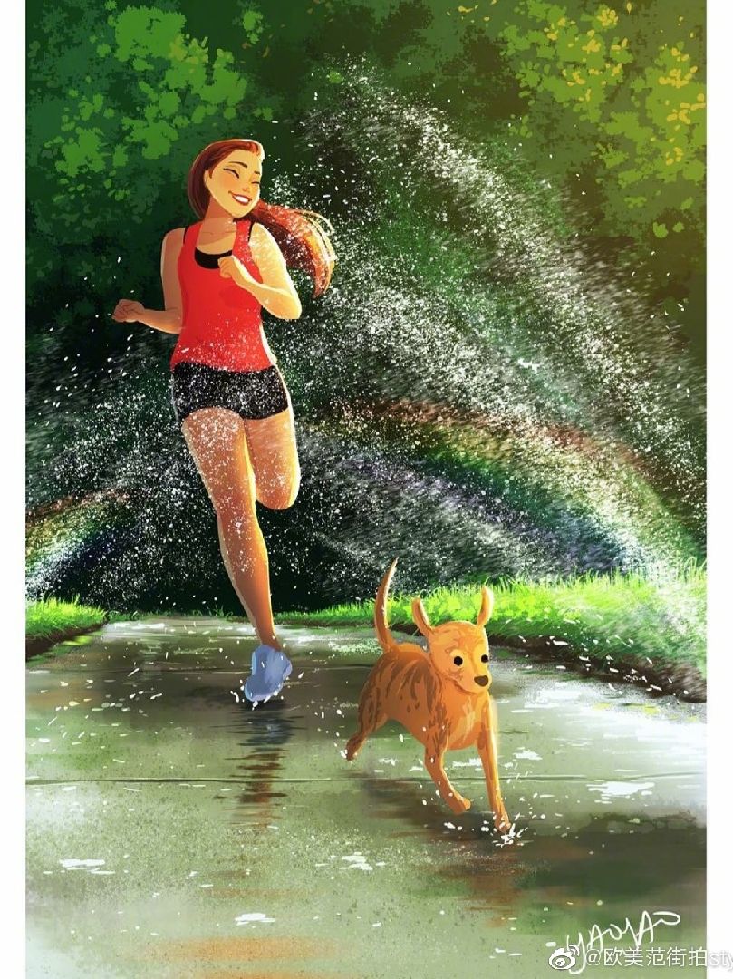 跑步真的会上瘾[坏笑]