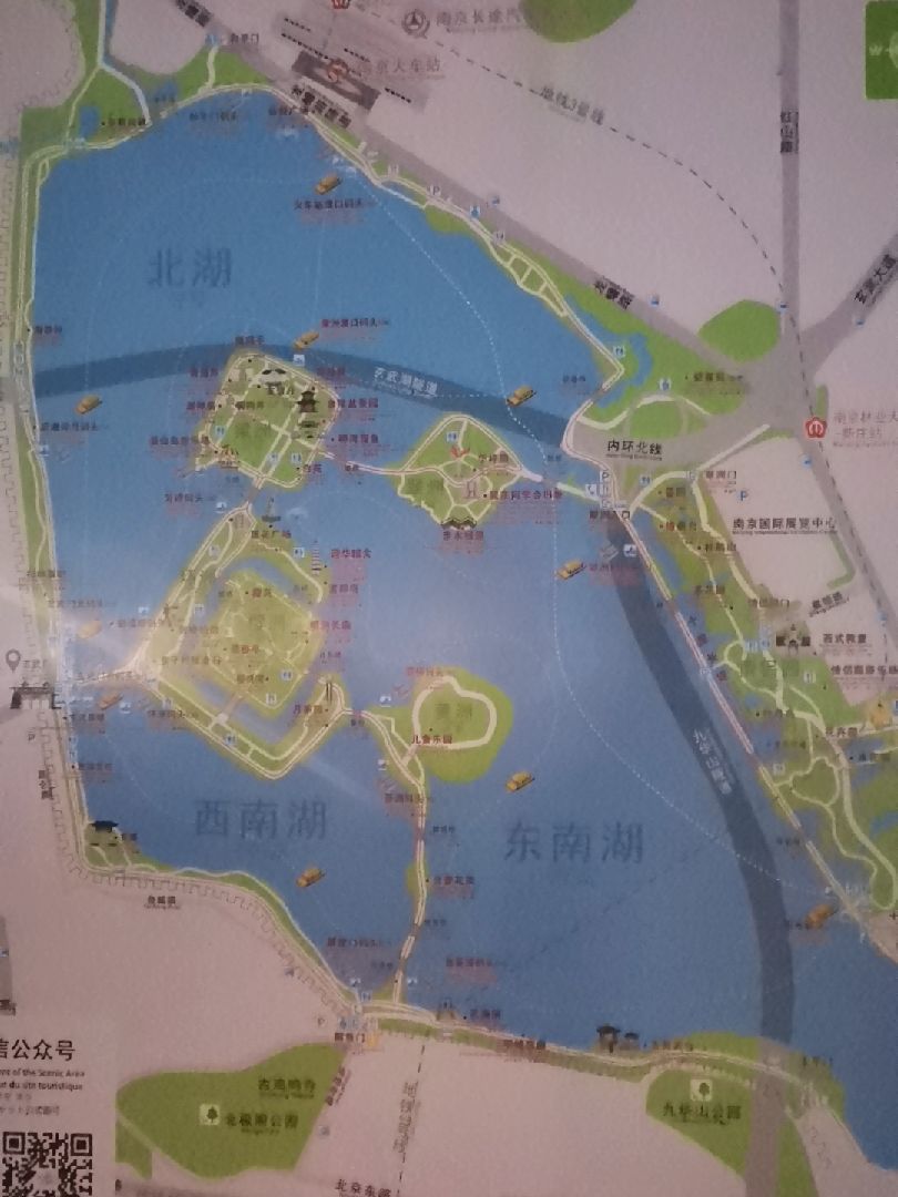 南京玄武湖跑步路线图图片