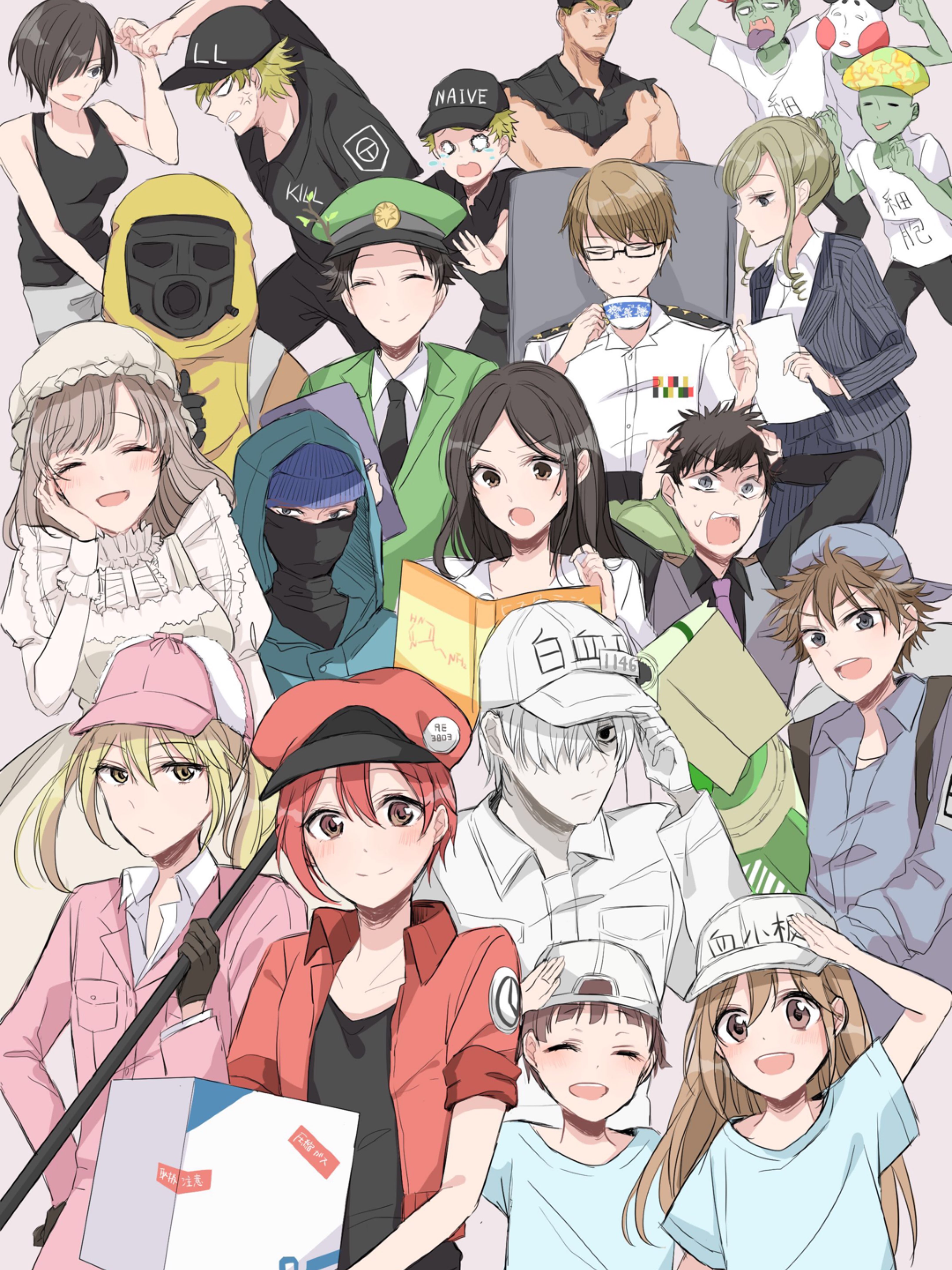 工作细胞black工作细胞人体工作细胞壁纸工作细胞卡通图片工作细胞