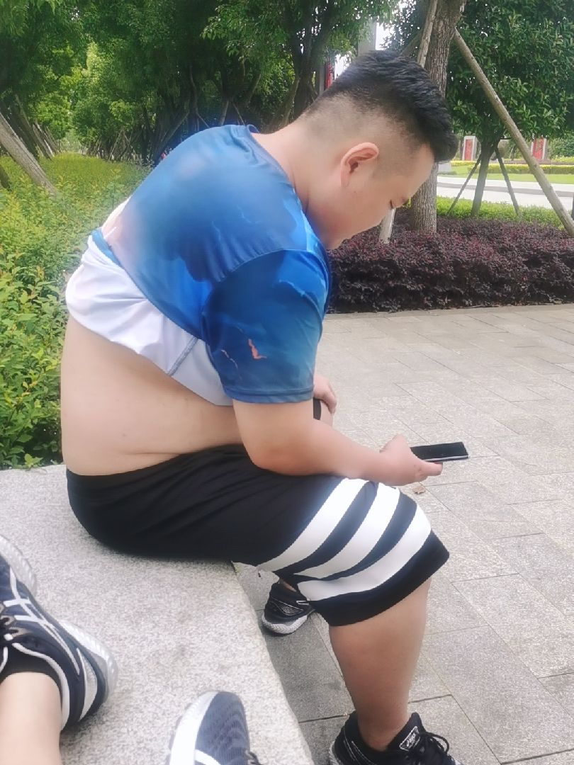 小胖和我准备开跑