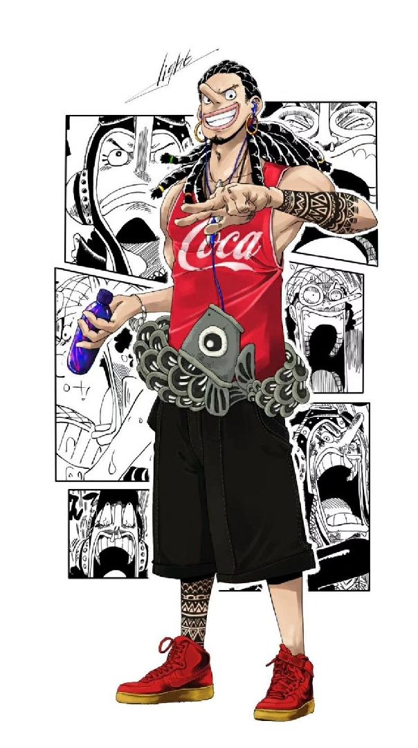 这样看乌索普还挺帅的!