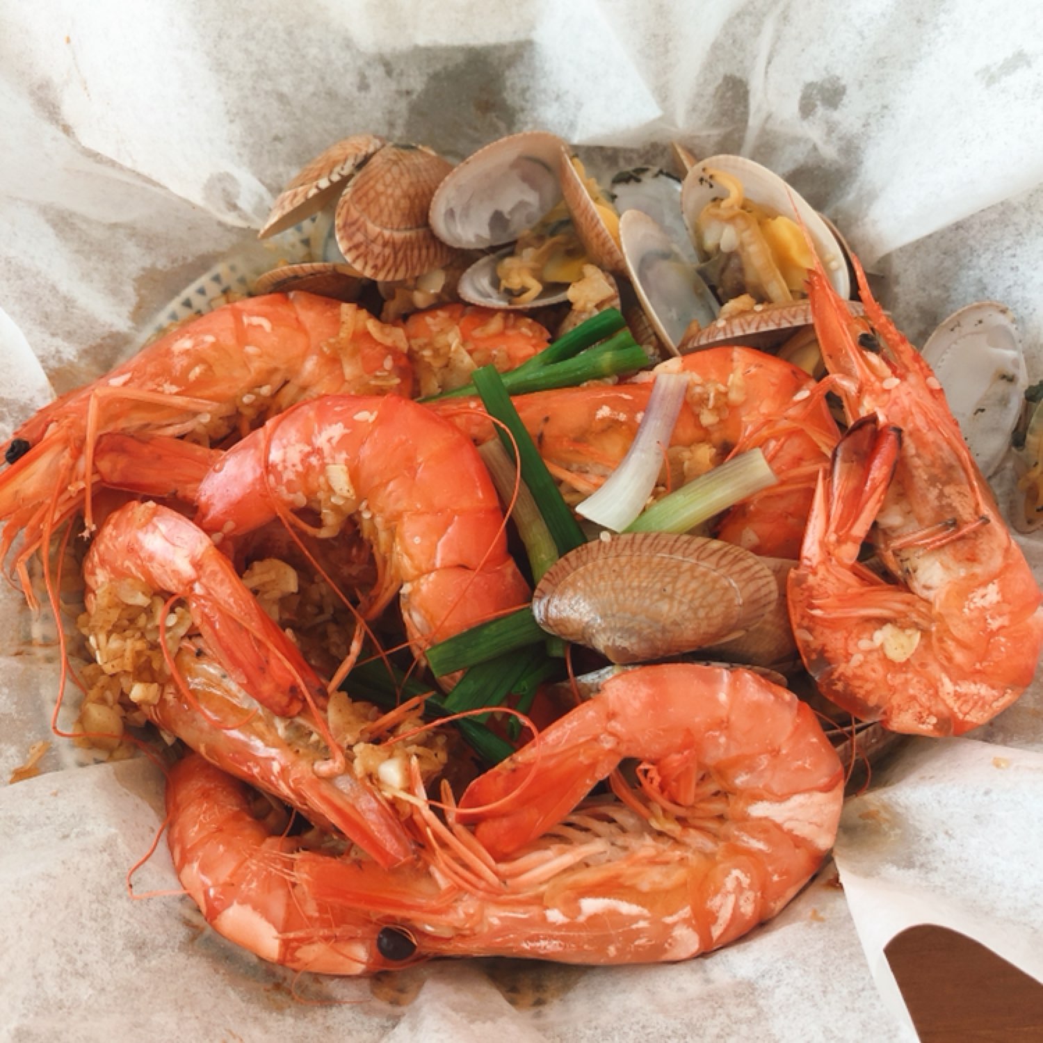 纸包海鲜锅,假日的慰劳,听说昨天是666,也算没错过,因为每天都有认真