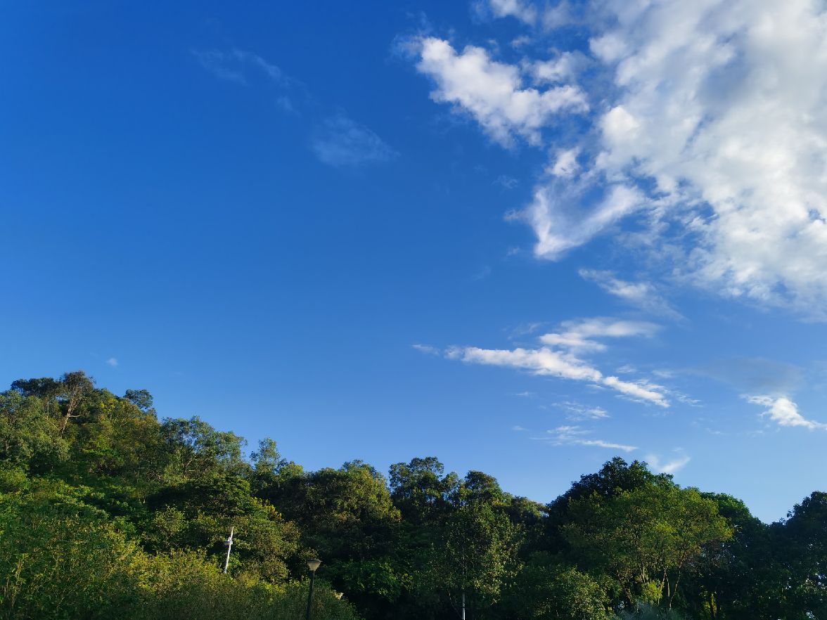 暴雨過後,晴空萬里