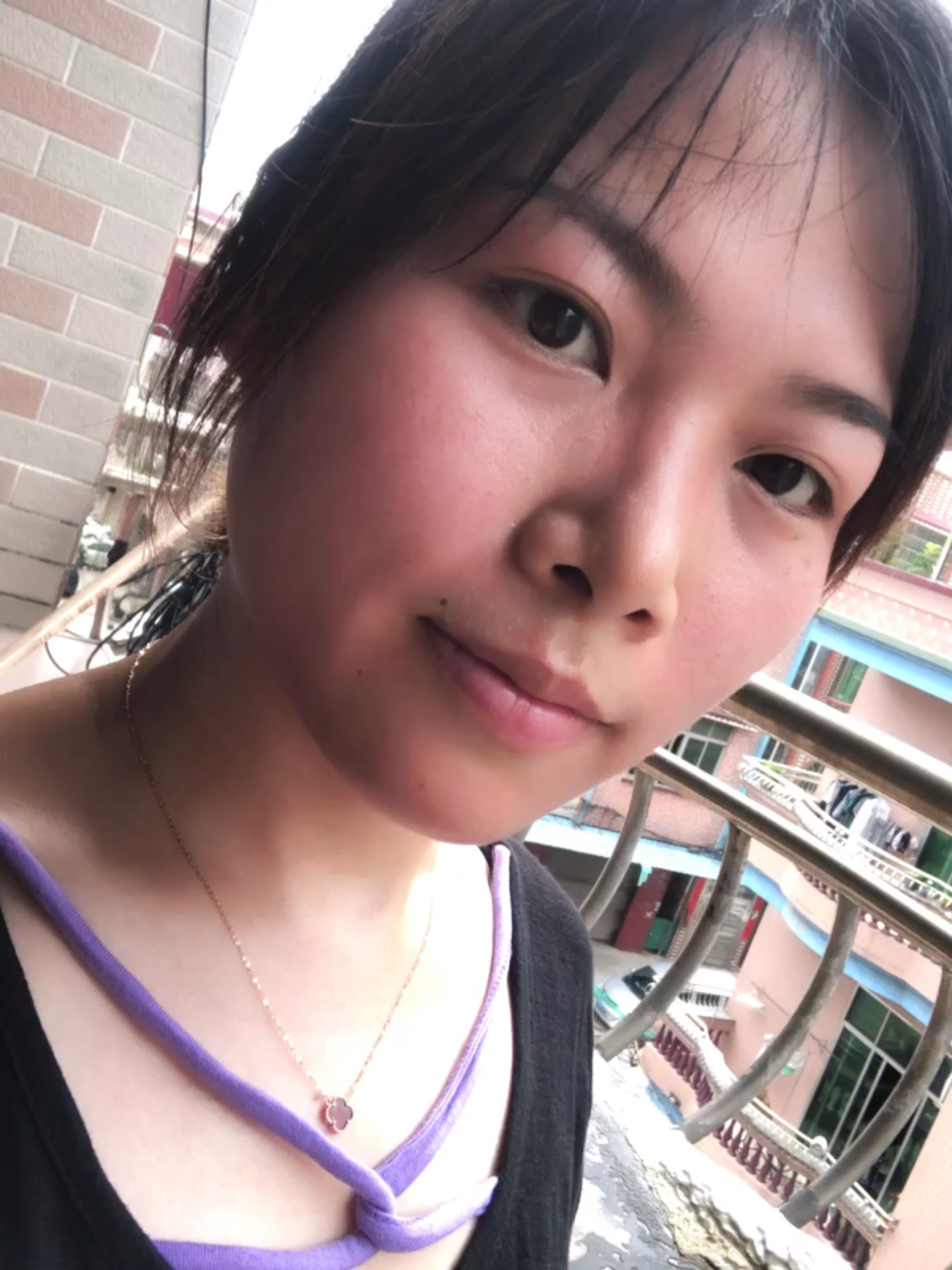 一个红光满面的我