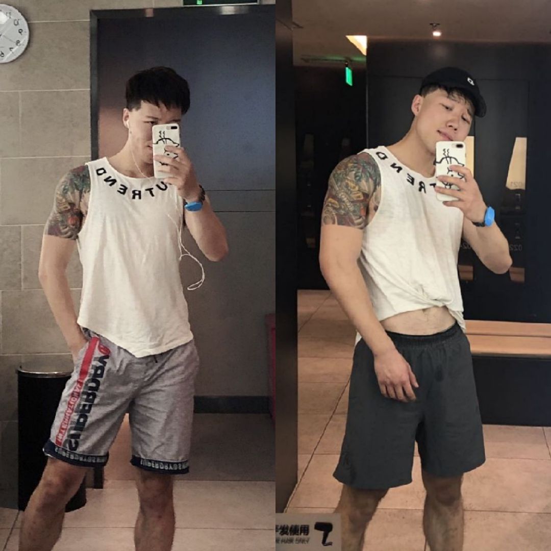 发个对比照:健身于我的改变不仅是停留在浅层视觉上,更多的是由内而外