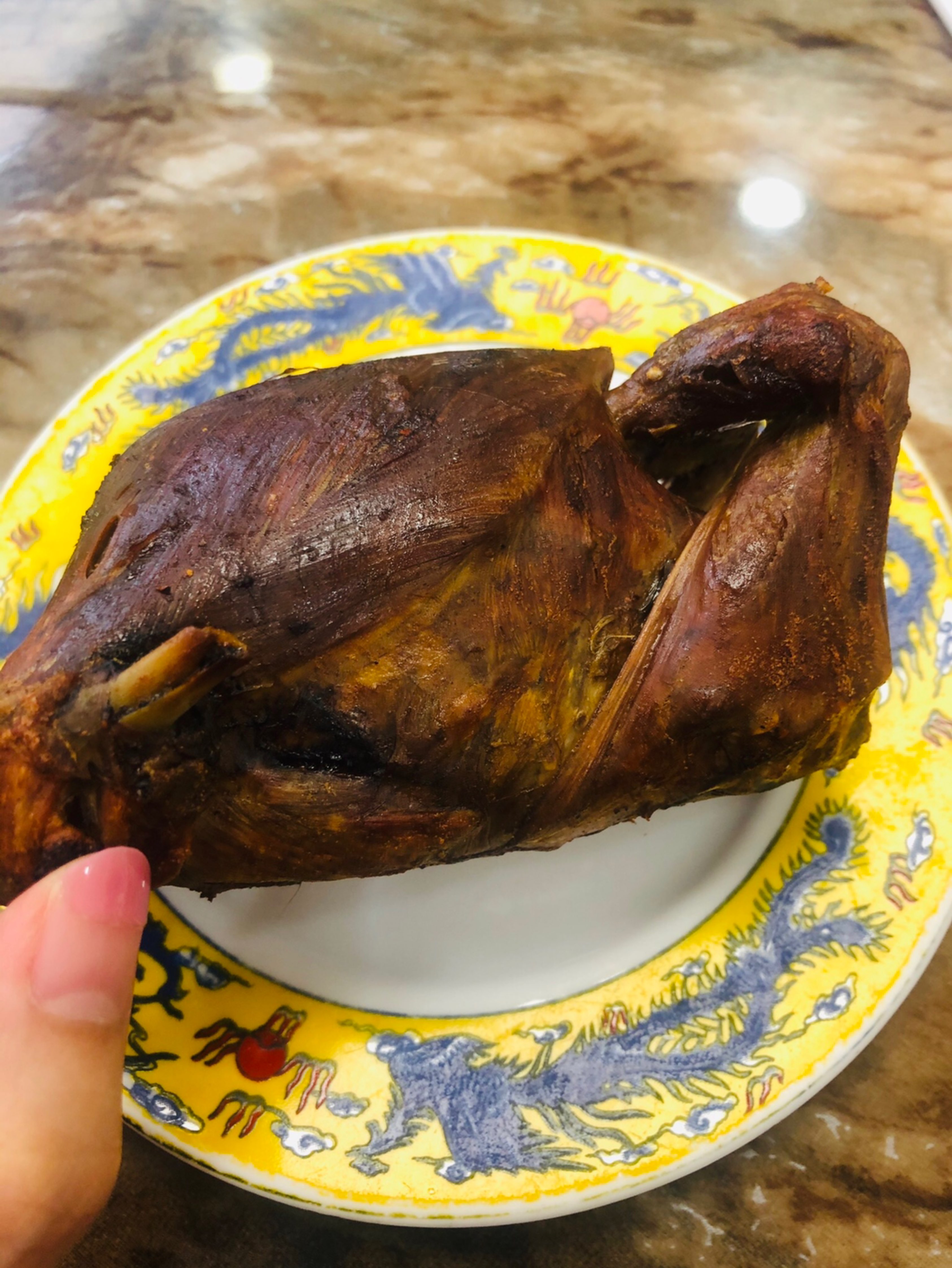 黄泥烧鸽子…没忍住