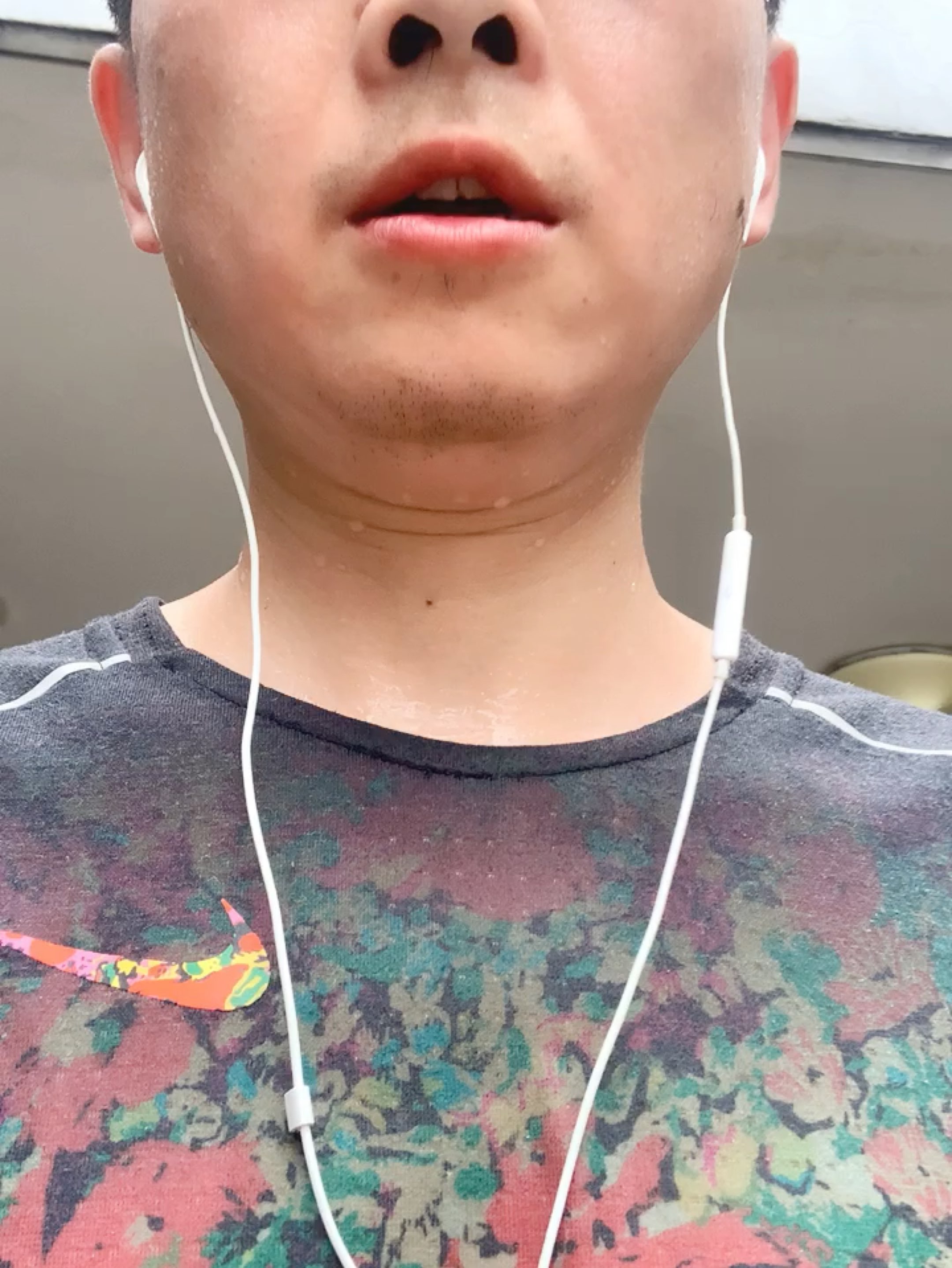 大汗淋漓之后真帅