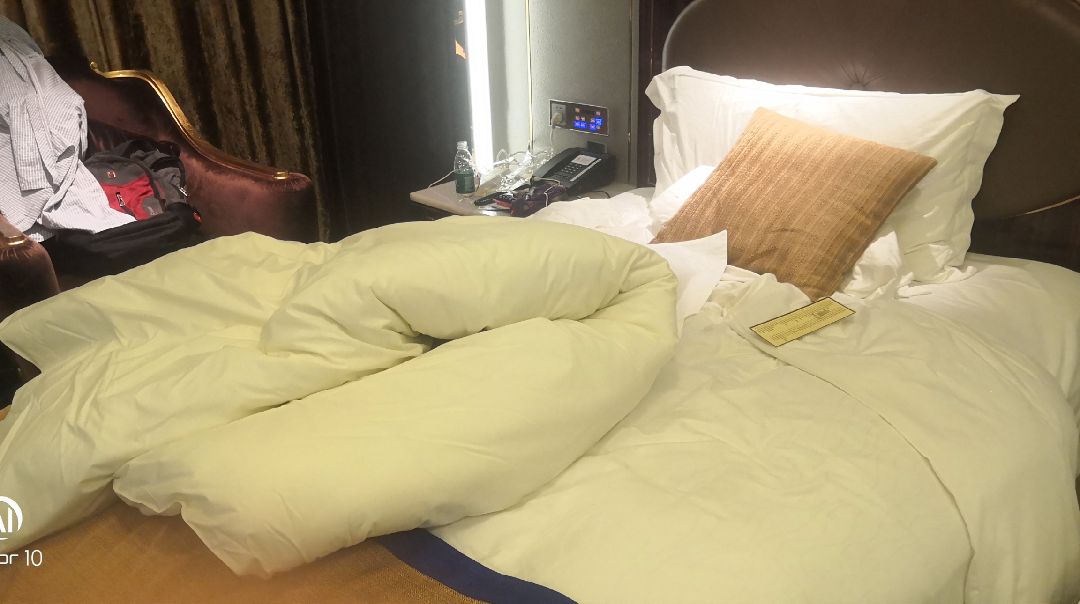 今天旅游第一天,晚上住的宾馆是七星级酒店:金砖酒店