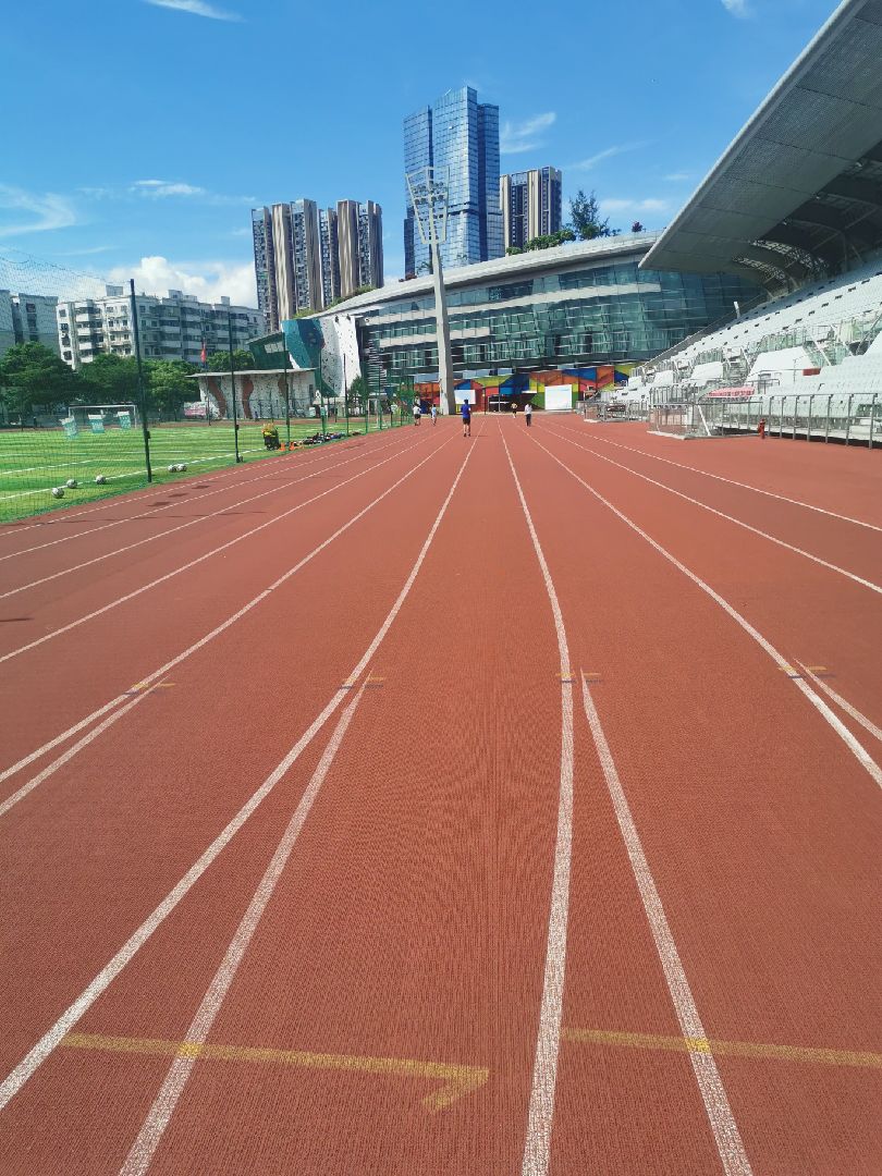 福田体育公园,还是人少好啊……心率135～165