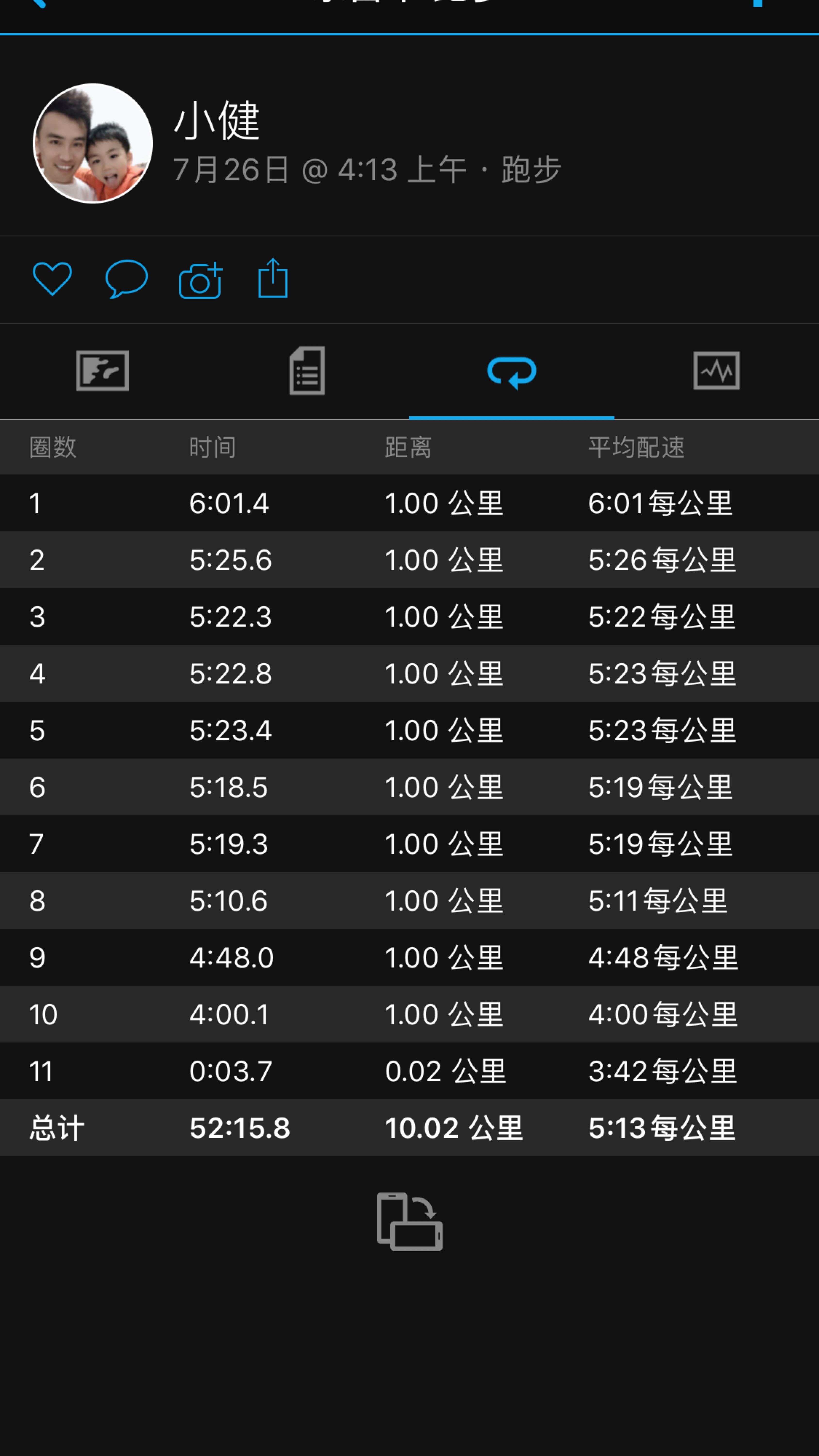 十公里慢跑打卡配速512 步頻190 步幅102 心率148 生活依舊,燦爛迎接